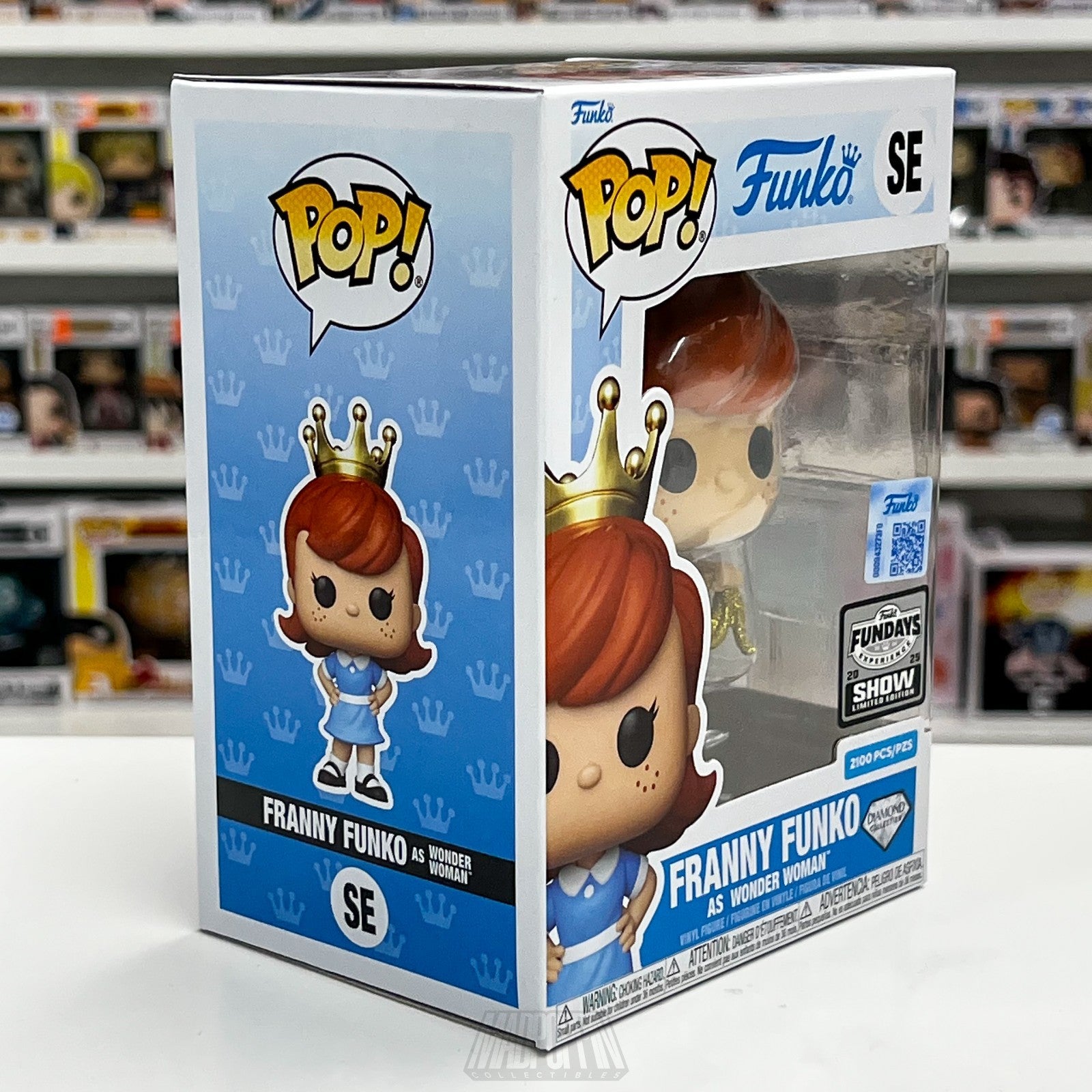 Funko Pop Fundays Experience 2025 Franny as Wonder Woman Diamond 2100pcs SE
