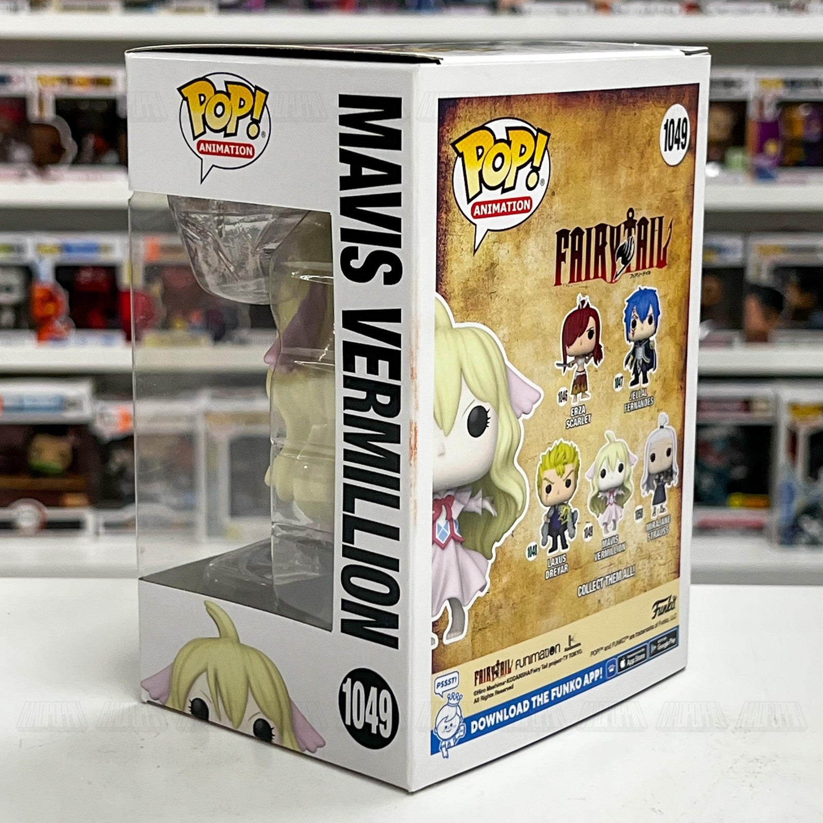 Funko Pop Animation Fairy Tail 1049 Mavis Vermillion Vinyl Figure New In Box