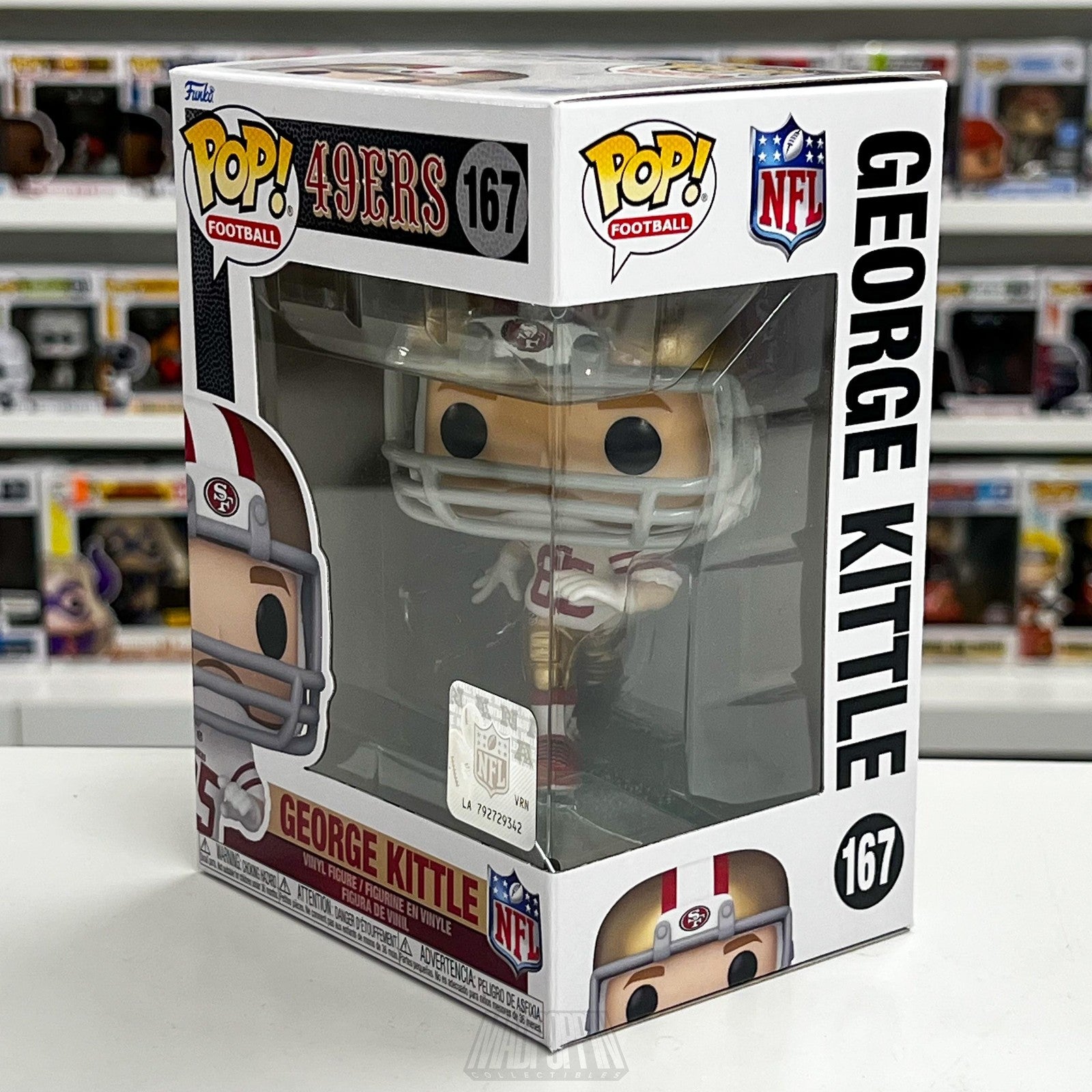 Funko Pop San Francisco 49ers George Kittle NFL Football 167 Collectible Figure