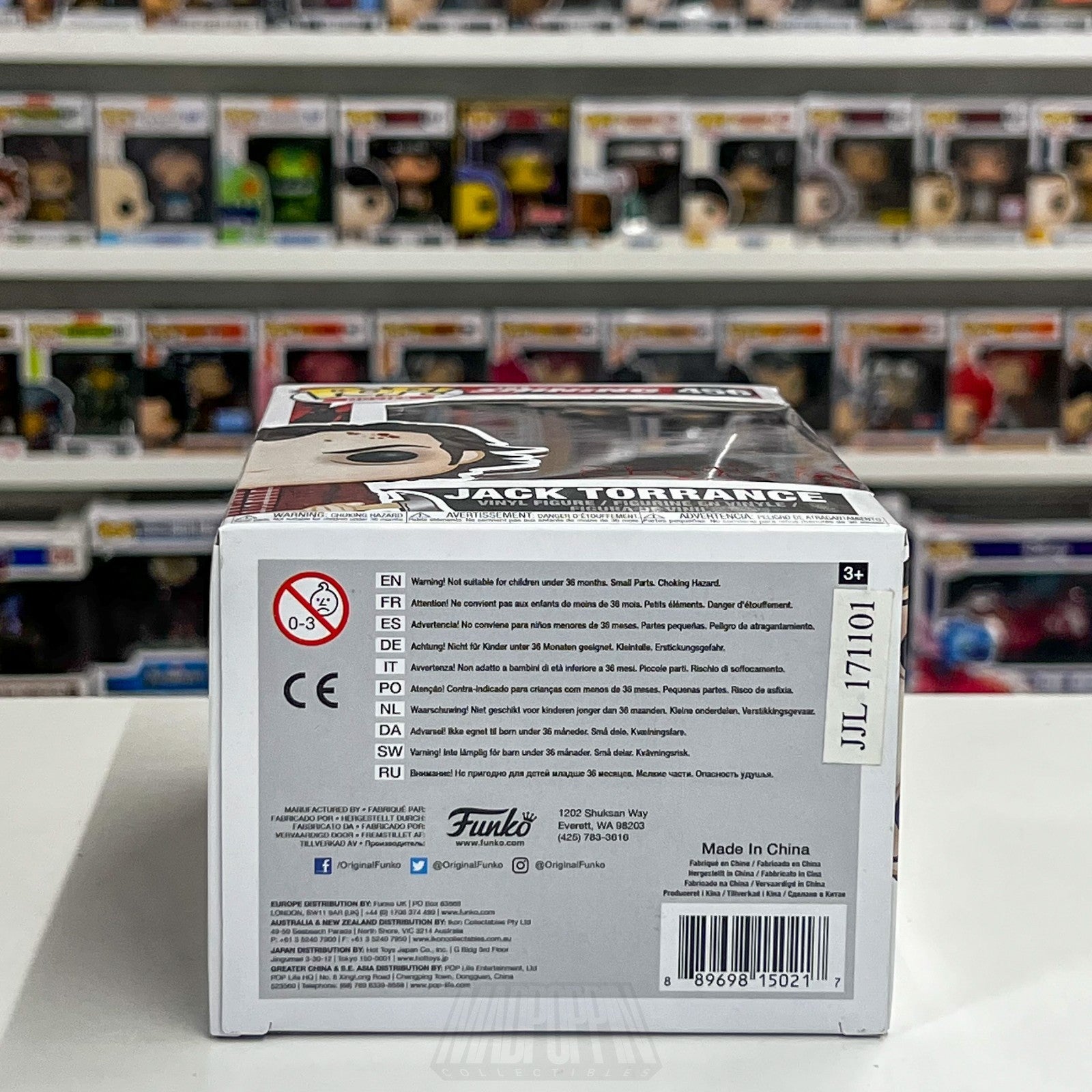 Funko Pop Movies Shining Jack Torrance 456 Horror Kubrick Nicholson Vinyl Figure7