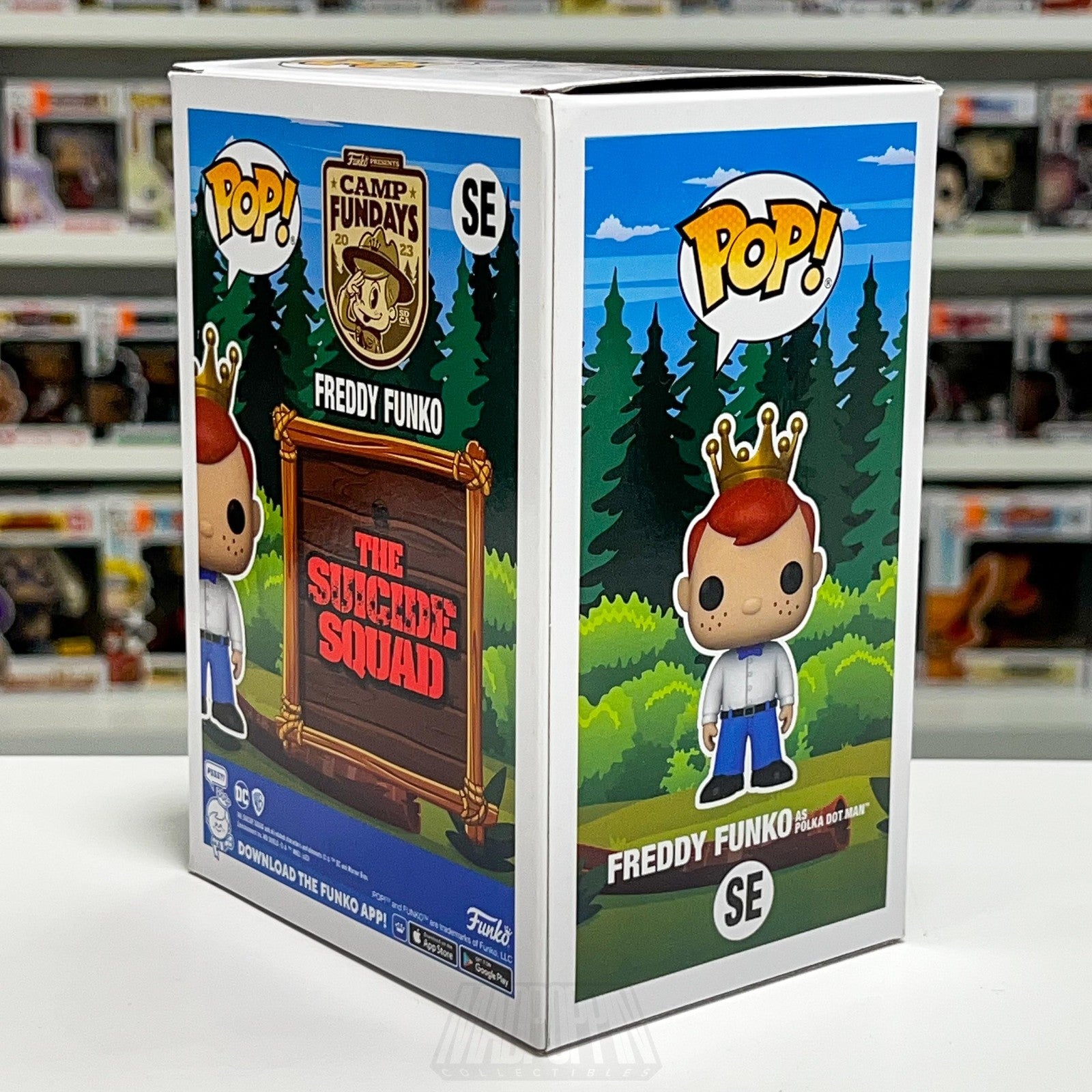 Funko Pop Freddy Funko as Polka-Dot Man SE Camp Fundays 2023 3500 Vinyl Figure