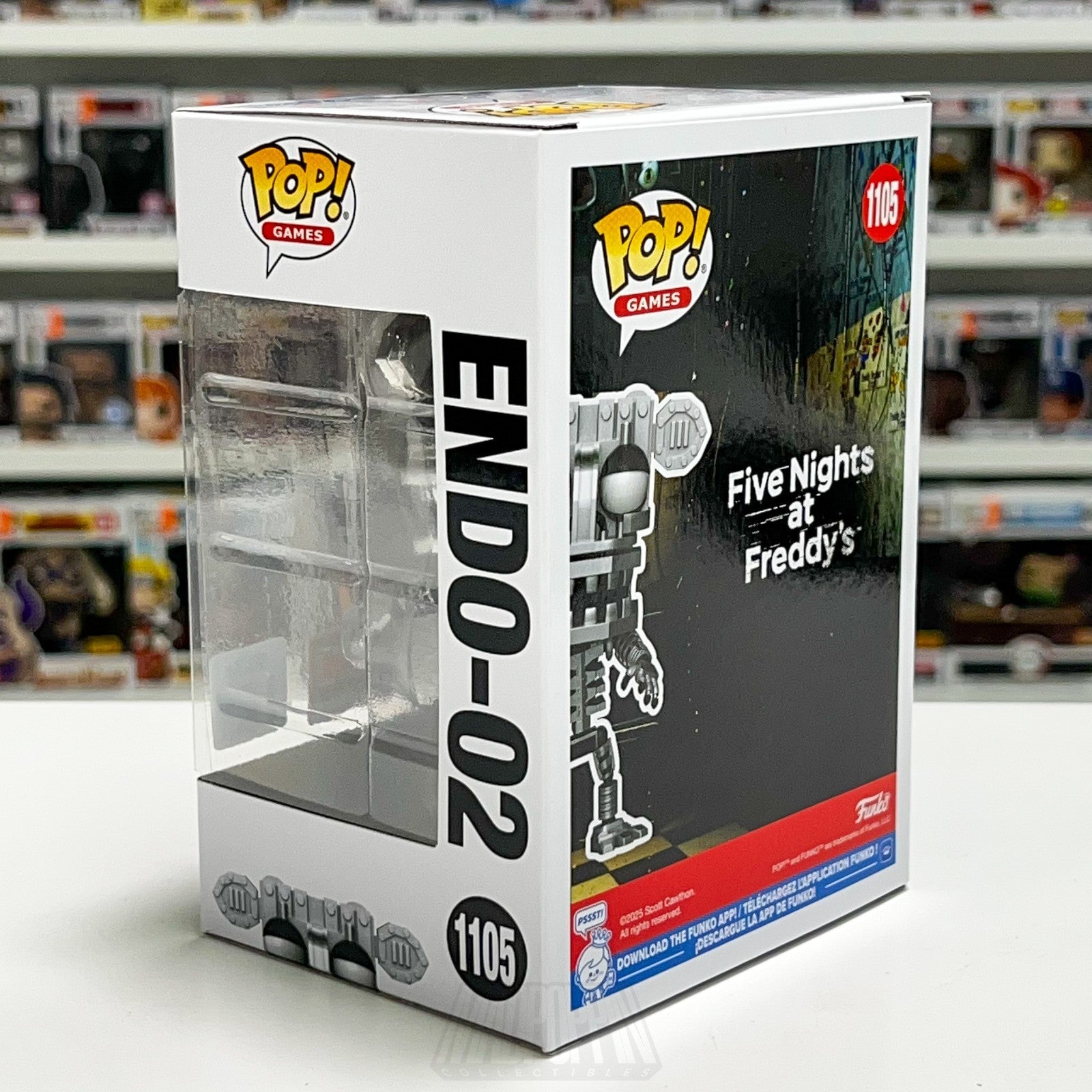 Funko Pop FNAF Five Nights Freddy's Endo-02 1105 NYCC Con Sticker Game Horror