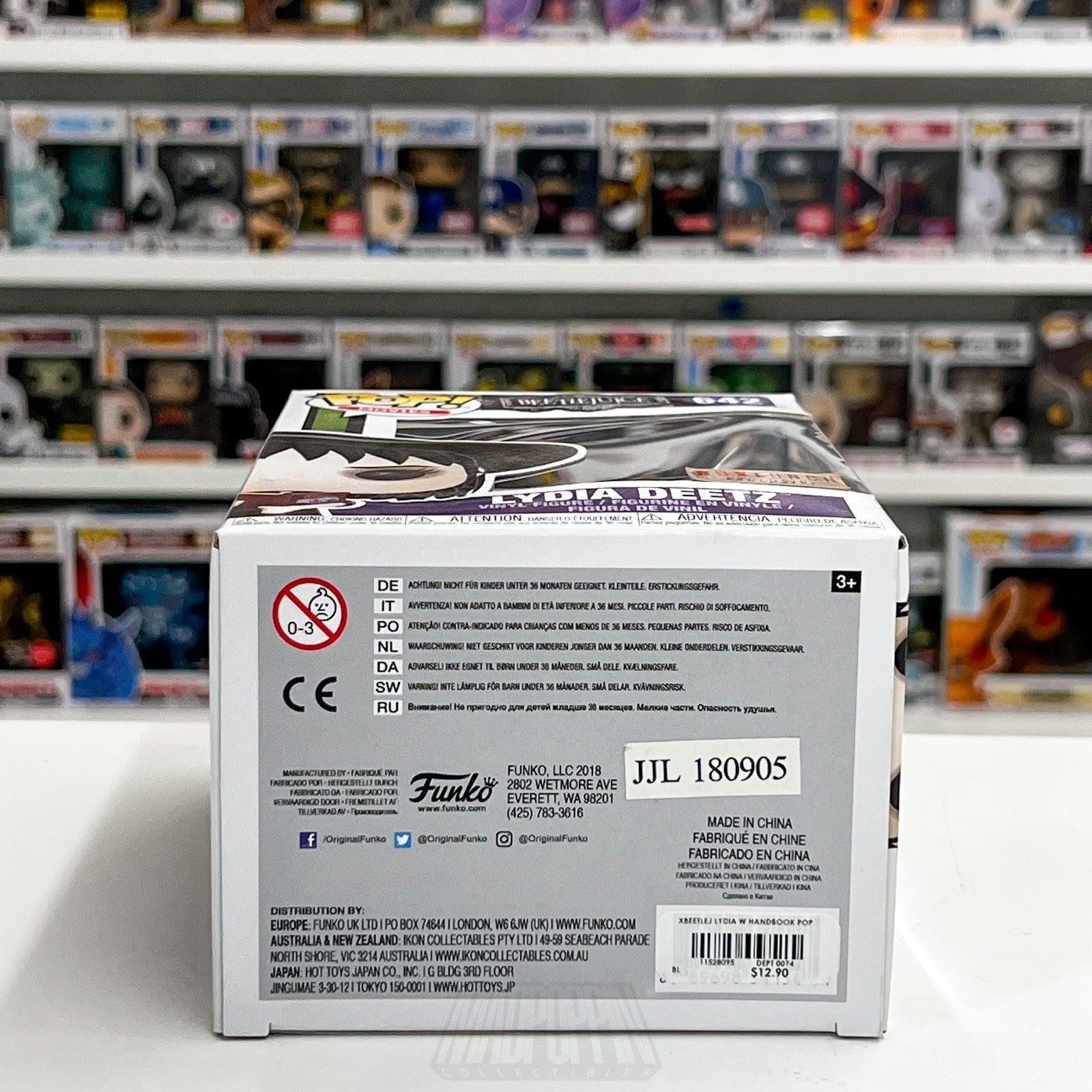 Funko Pop Movies Beetlejuice Lydia Deetz w/Book BoxLunch 642 Goth Girl Figure7