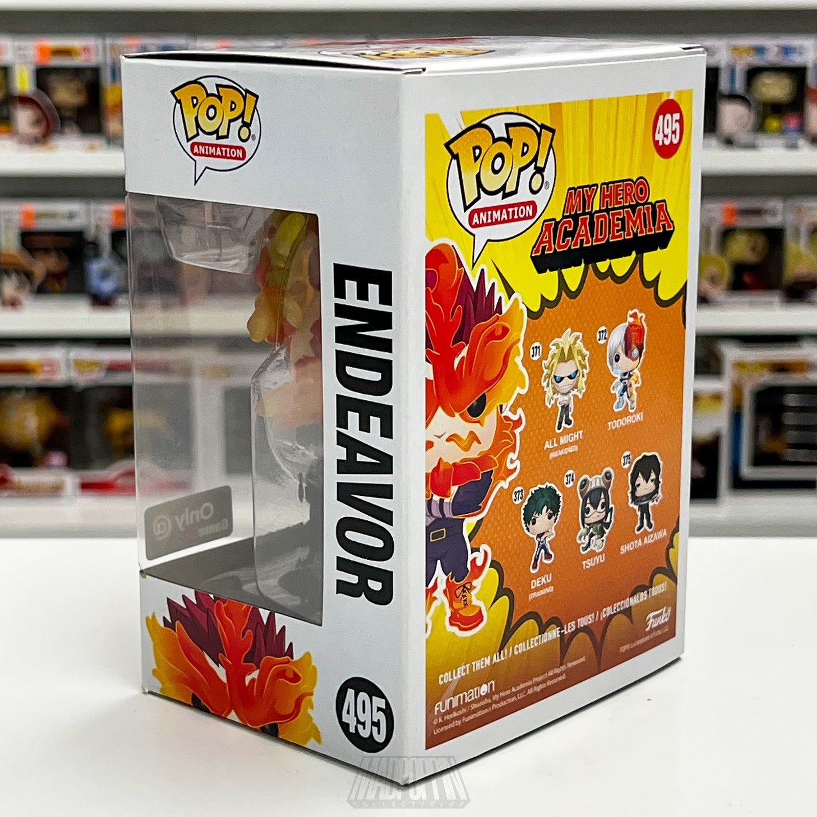 Funko Pop My Hero Academia Endeavor 495 Vinyl Figure GameStop Exclusive New in B