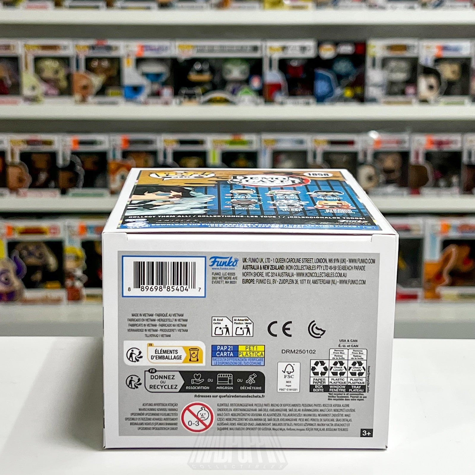 Funko Pop Plus Demon Slayer Muichiro Tokito 1858 GITD Chase Funko Exclusive