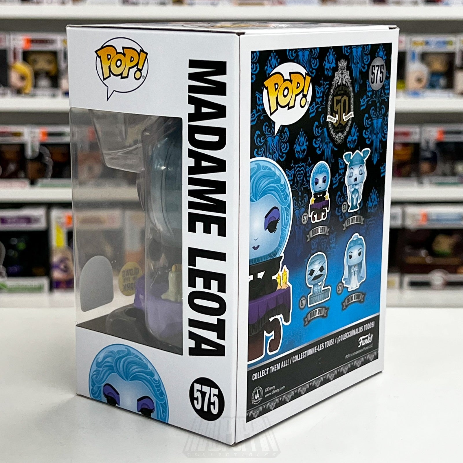 Funko Pop Disney The Haunted Mansion Madame Leota Glow 575 Exclusive Figure Ride3