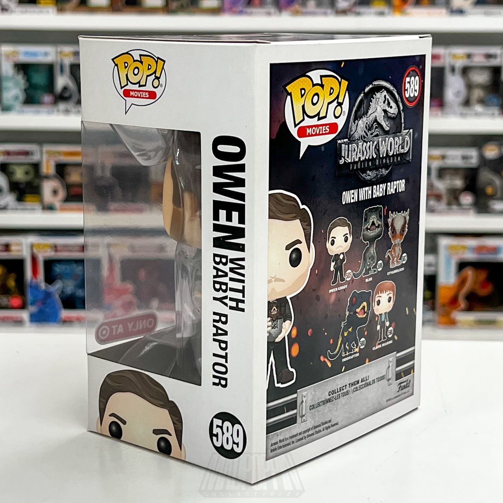 Funko Pop Movies Jurassic World Owen Baby Raptor Target 589 Dinosaur Toy Figure2