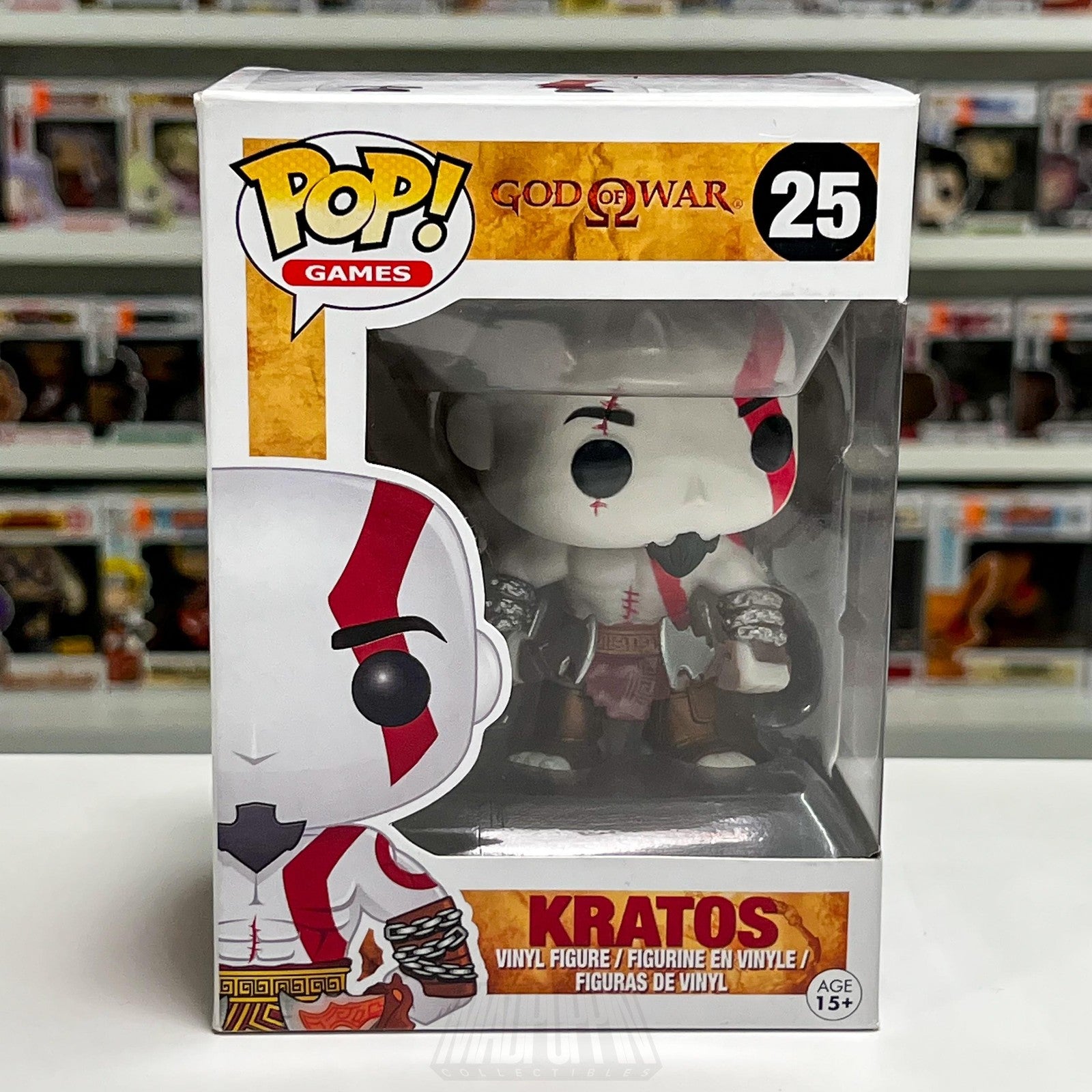 Funko Pop Games Kratos God of War 25 Vinyl Figure Ikon Greek Norse Mythology NIB