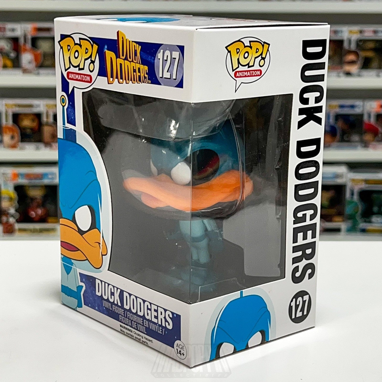 Funko Pop Animation Duck Dodgers 127 Daffy Looney Tunes Vinyl Figure Toy Cartoon