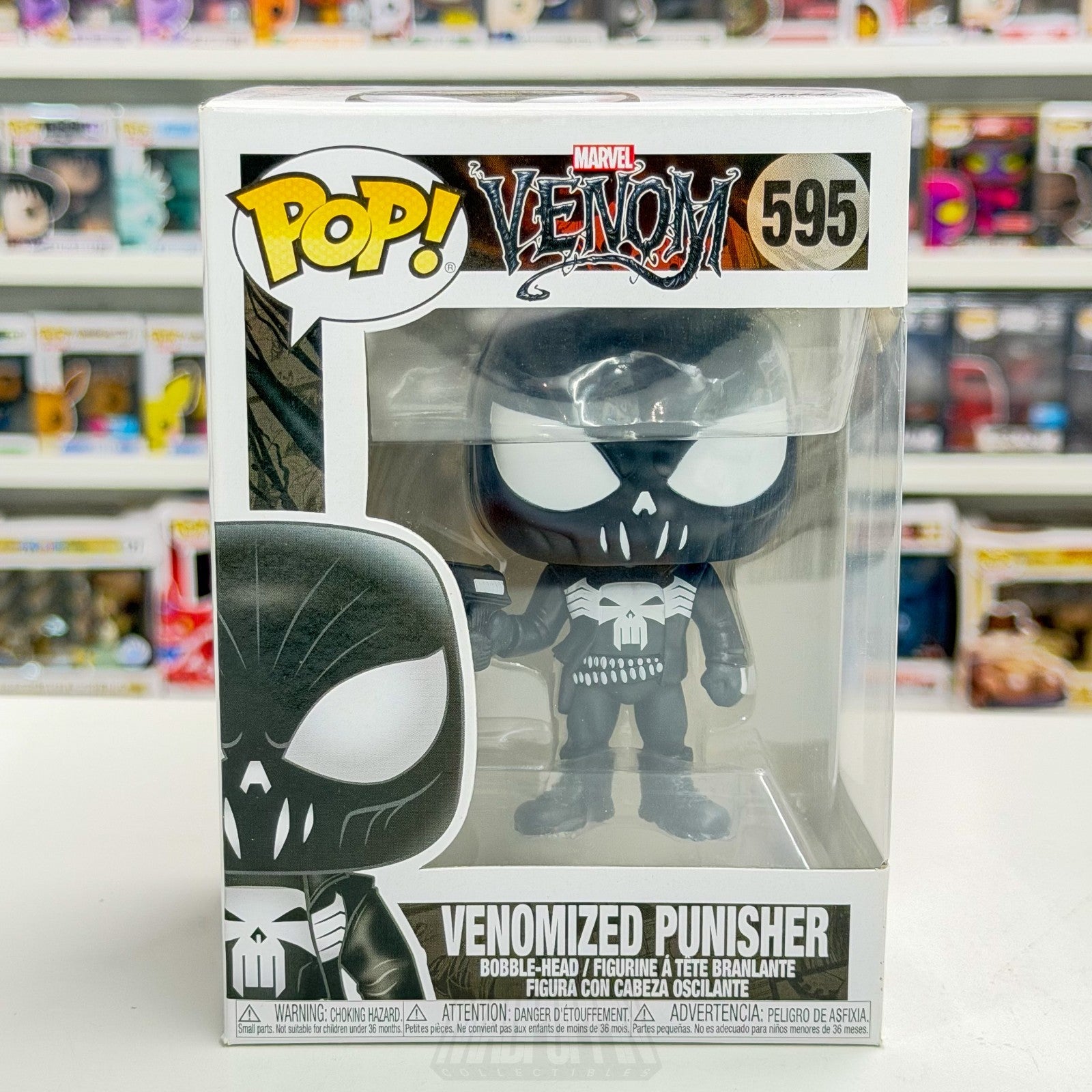 Funko Pop Marvel Venomized Punisher 595 Frank Castle Vigilante Symbiote Figure0