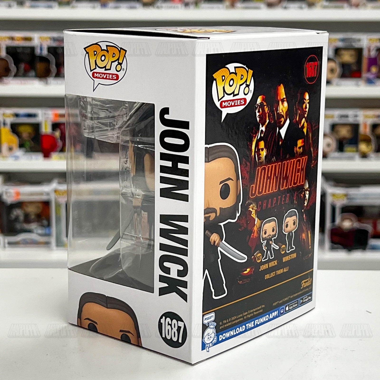 Funko Pop John Wick Chapter 4 1687 Vinyl Figure Movies Collectible New In Box2