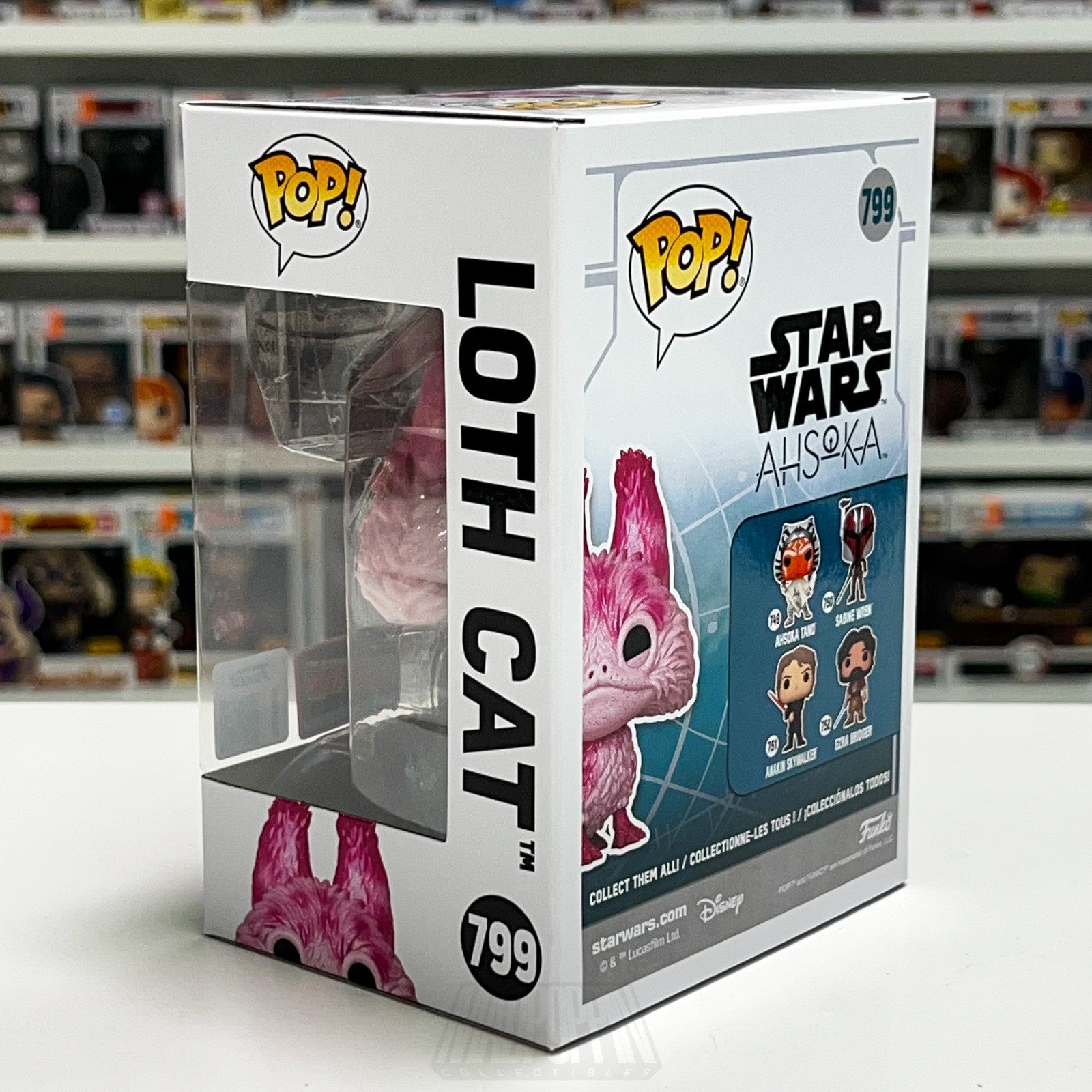 Funko Pop Star Wars Loth Cat 799 NYCC Diamond Con Official Sticker Feline Pink