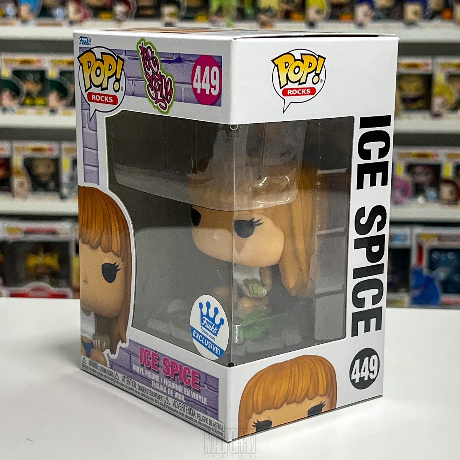 Funko Pop Rocks Ice Spice Y2K Rapper Hip Hop Music Funko.com Exclusive 449