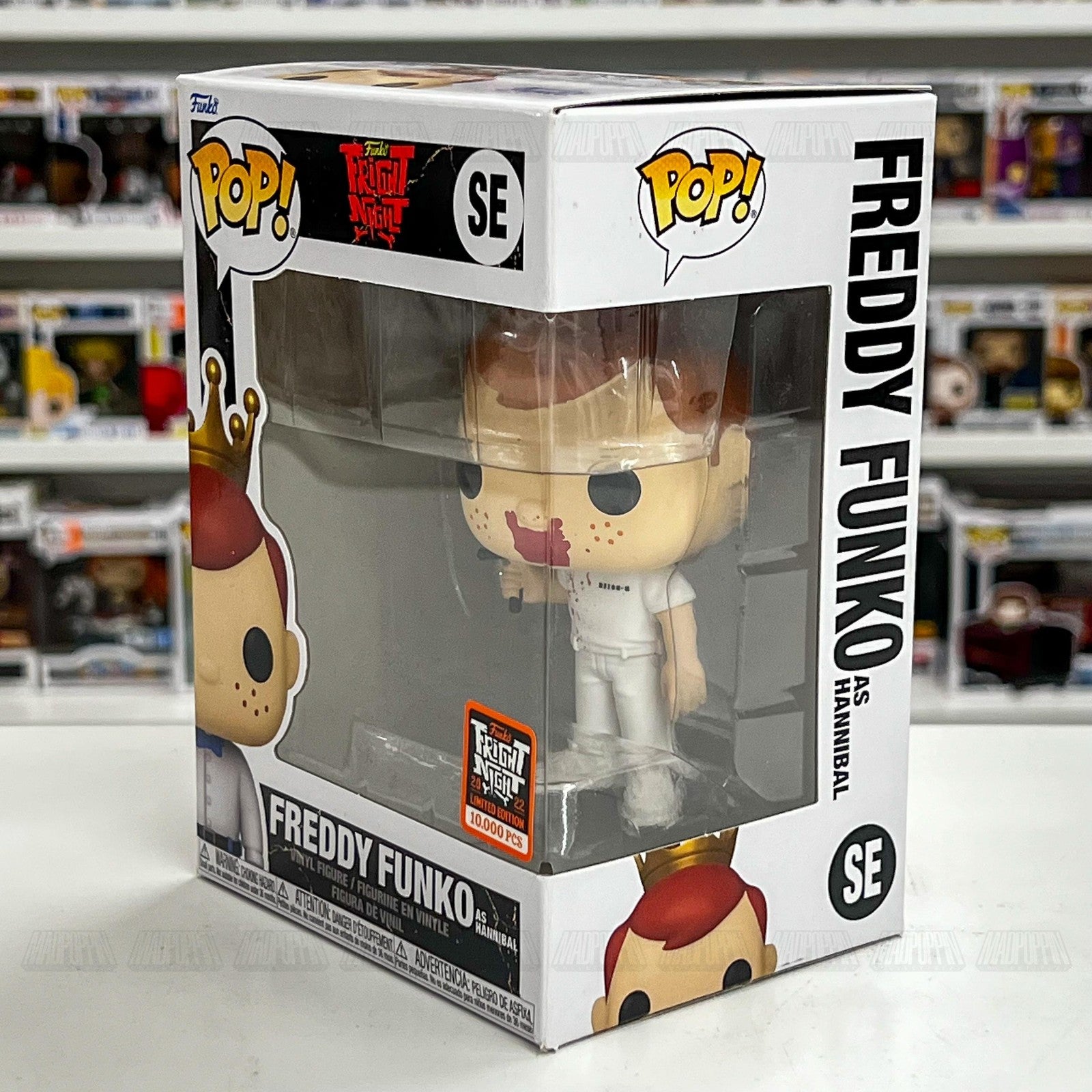 Funko Pop Freddy Funko Hannibal Fright Night 2022 LE 10000 Silence of the Lambs