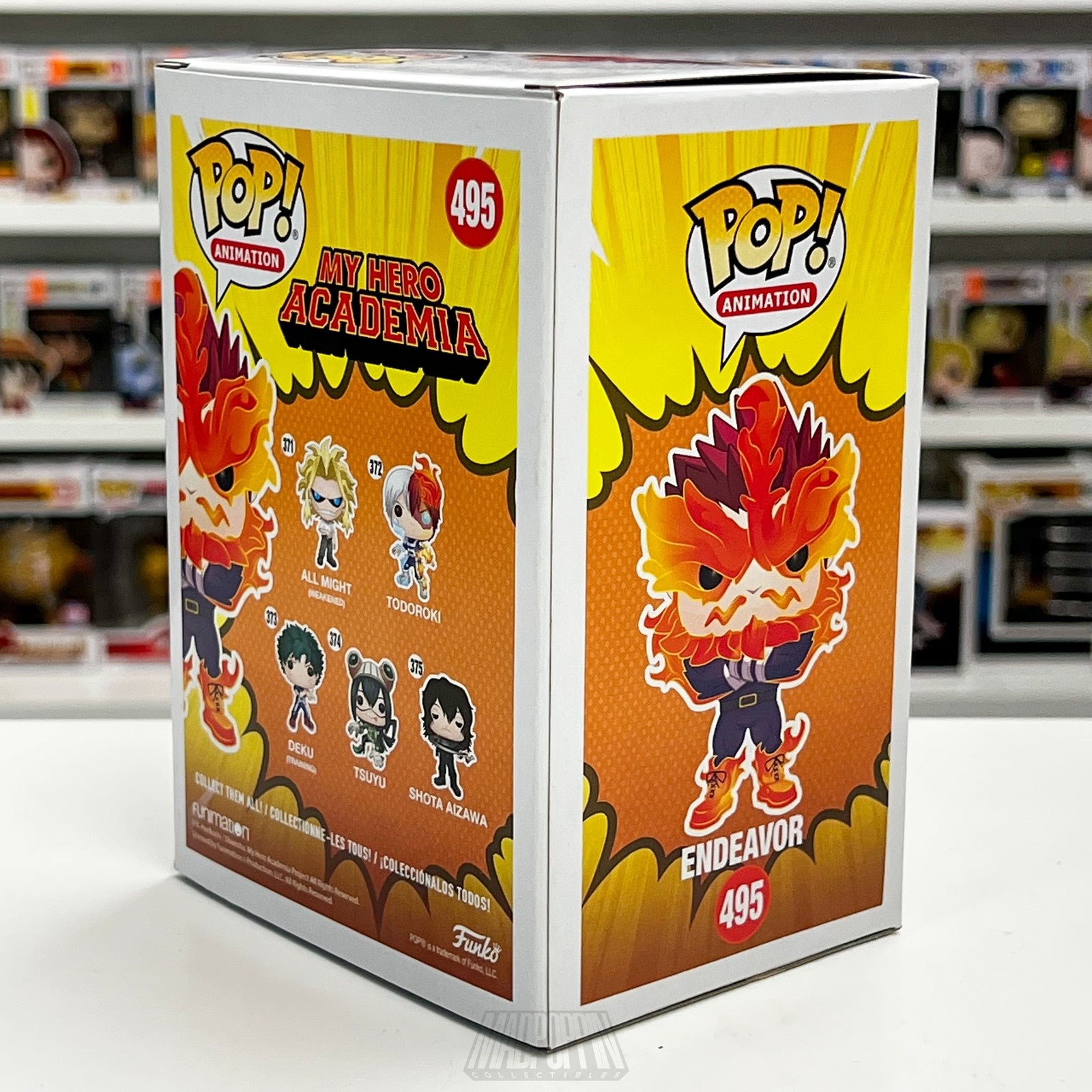 Funko Pop My Hero Academia Endeavor 495 Vinyl Figure GameStop Exclusive New in B