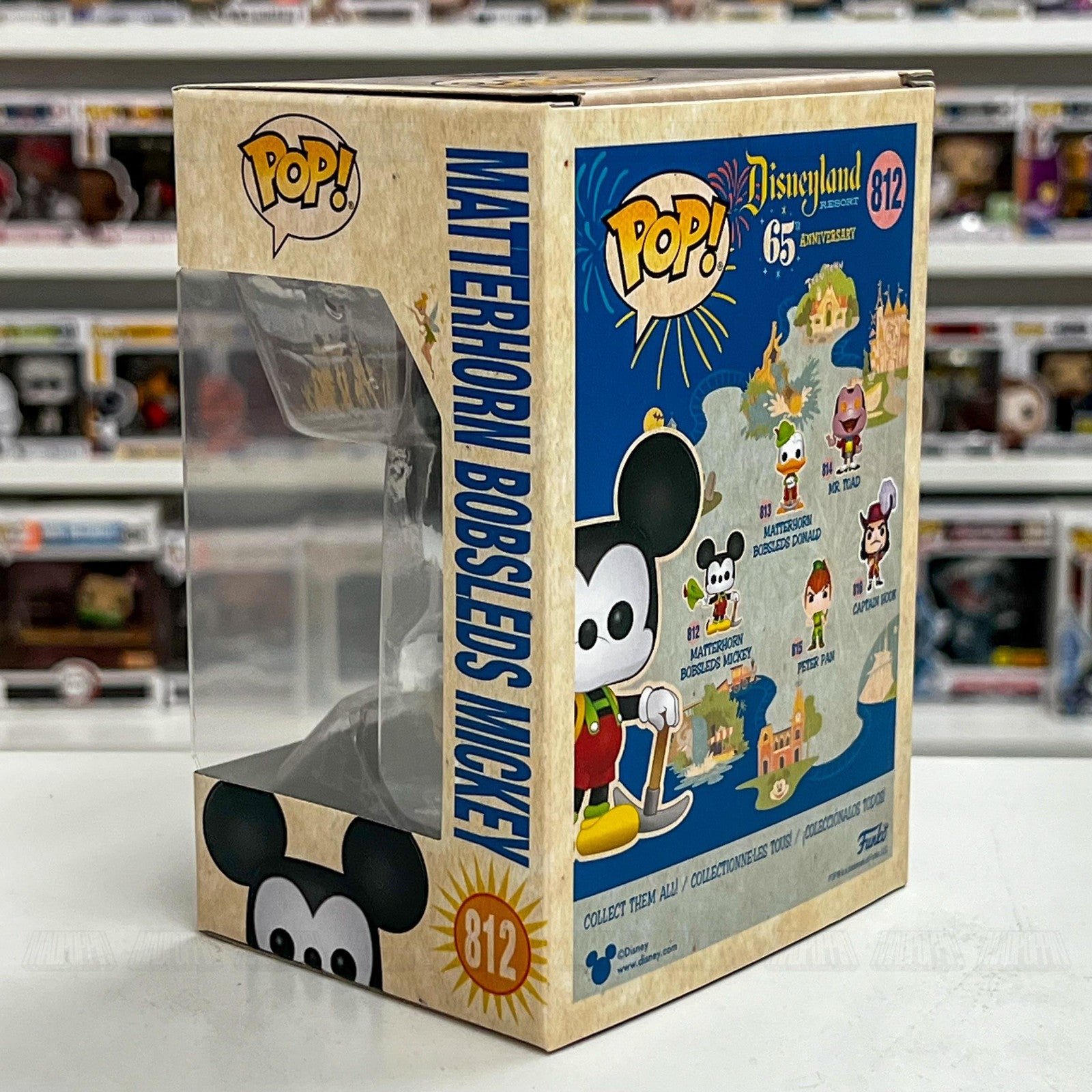 Funko Pop Disney Disneyland 65th Matterhorn Bobsleds Mickey #812 Vinyl Figure