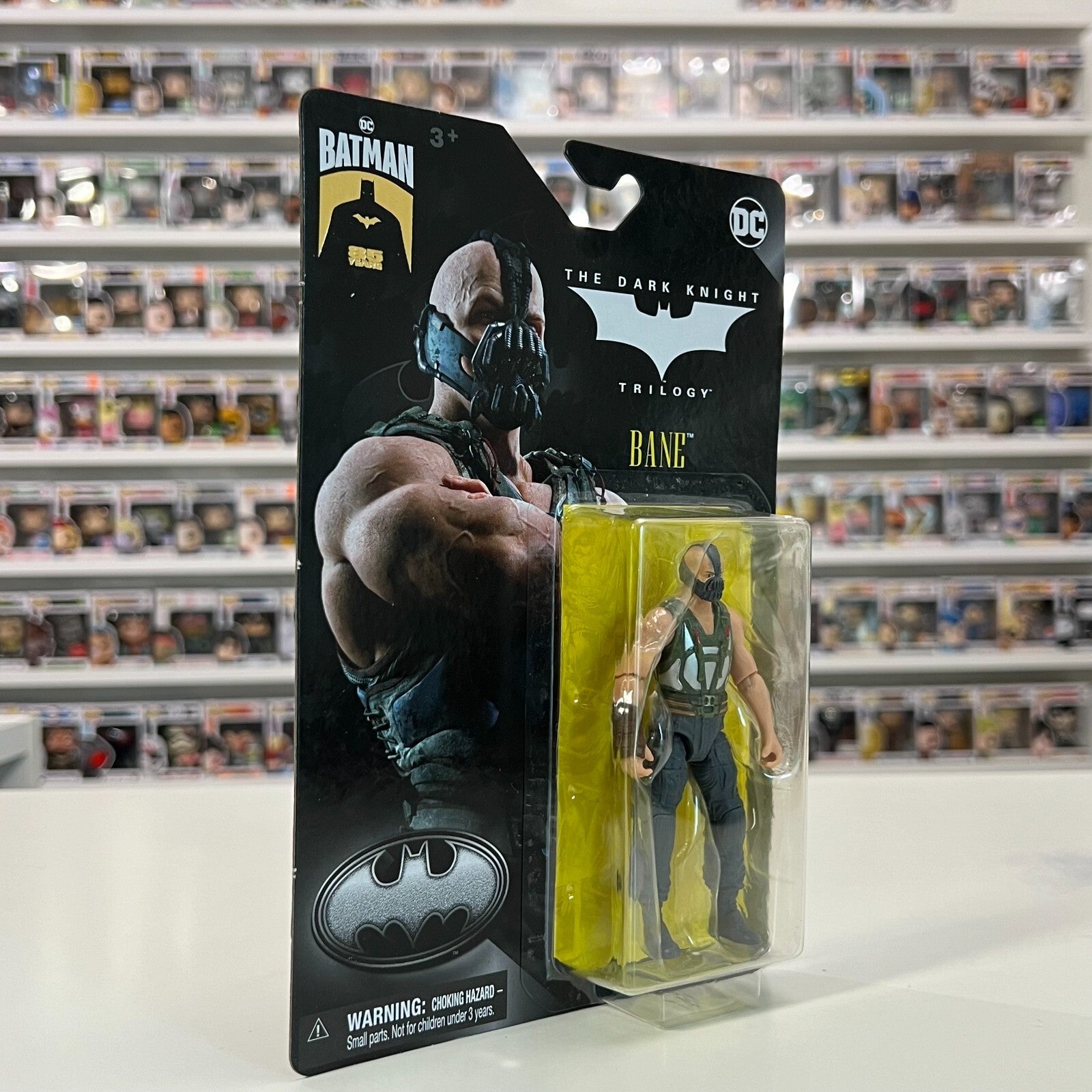 Batman 85 Years The Dark Knight Trilogy Bane 4in Action Figure Spin Master 2024