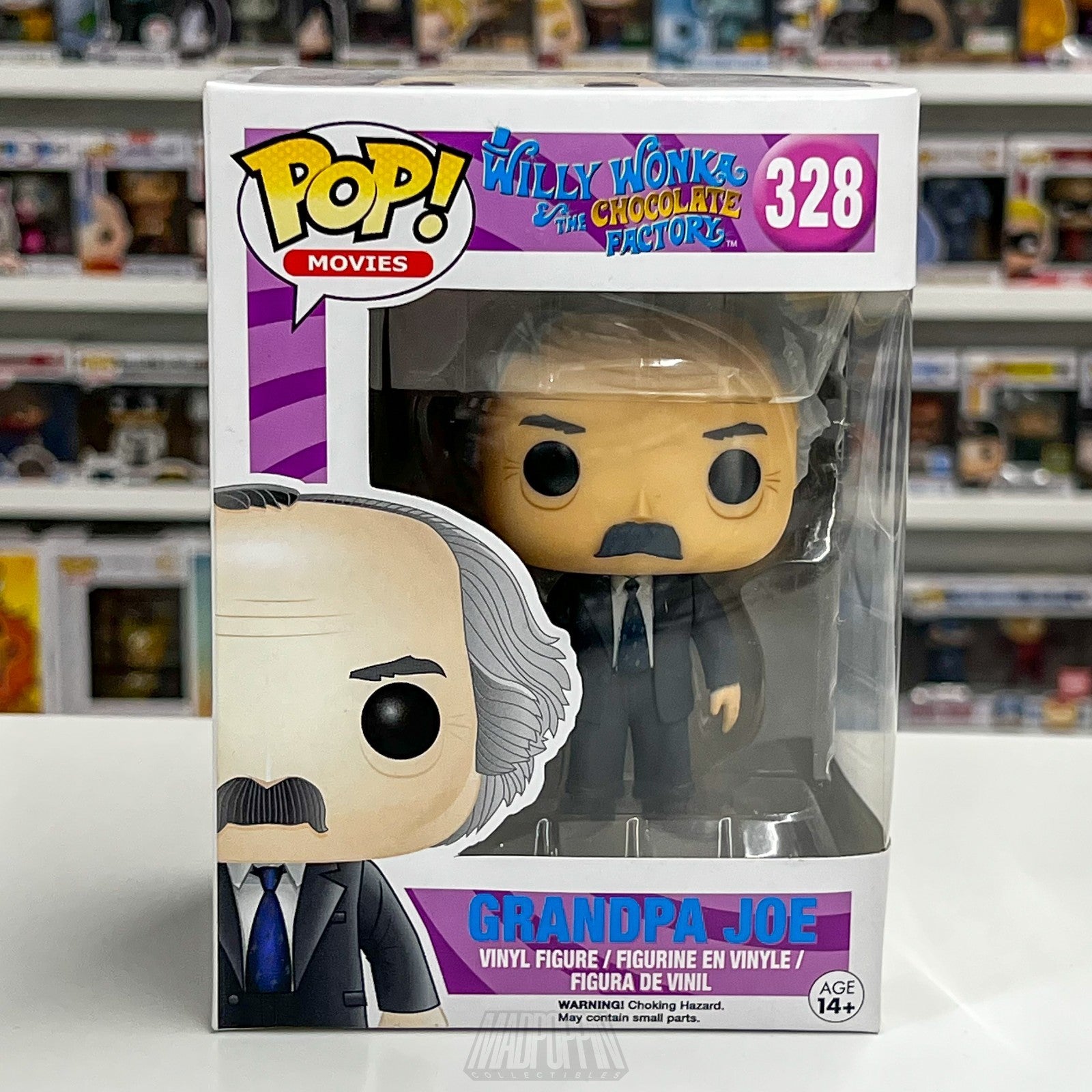 Funko Pop Movies Willy Wonka & The Chocolate Factory Grandpa Joe Vaulted 328