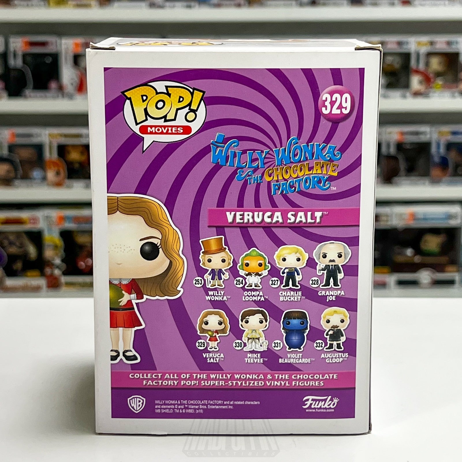 Funko Pop Movies Willy Wonka & The Chocolate Factory Veruca Salt Golden Egg 329