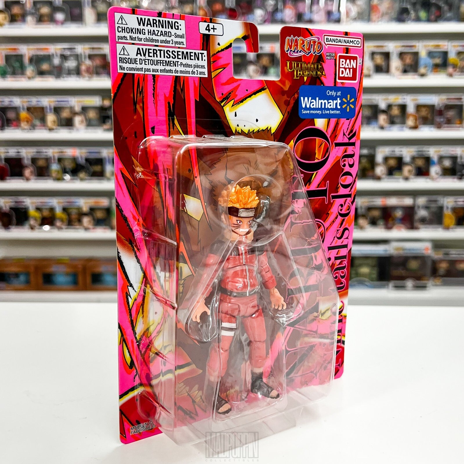 Bandai Namco Ultimate Legends Naruto Nine Tails Cloak Walmart Exclusive Figure