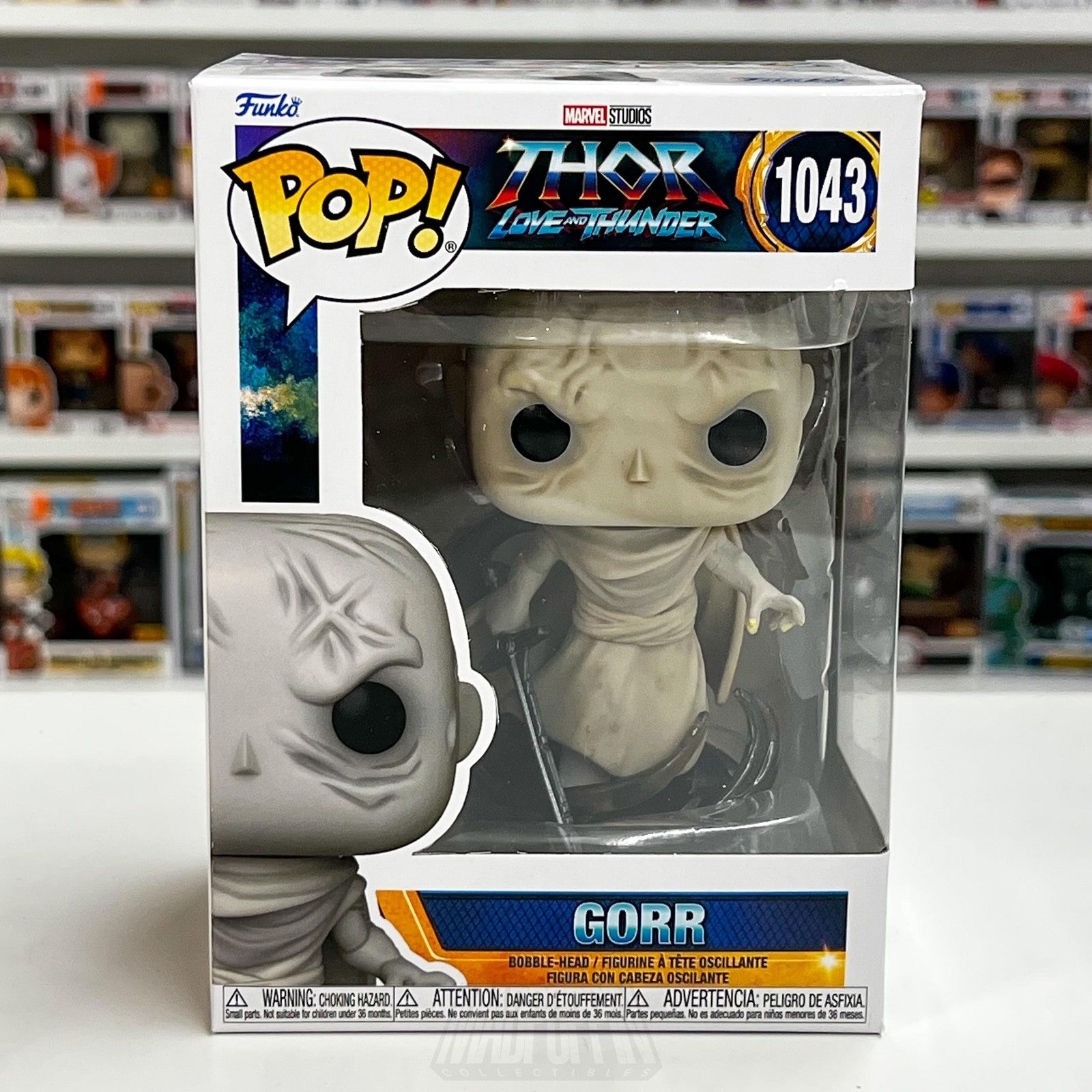 Funko Pop! Marvel Thor Love Thunder Gorr 1043 God Butcher Bobble-Head Figure Toy