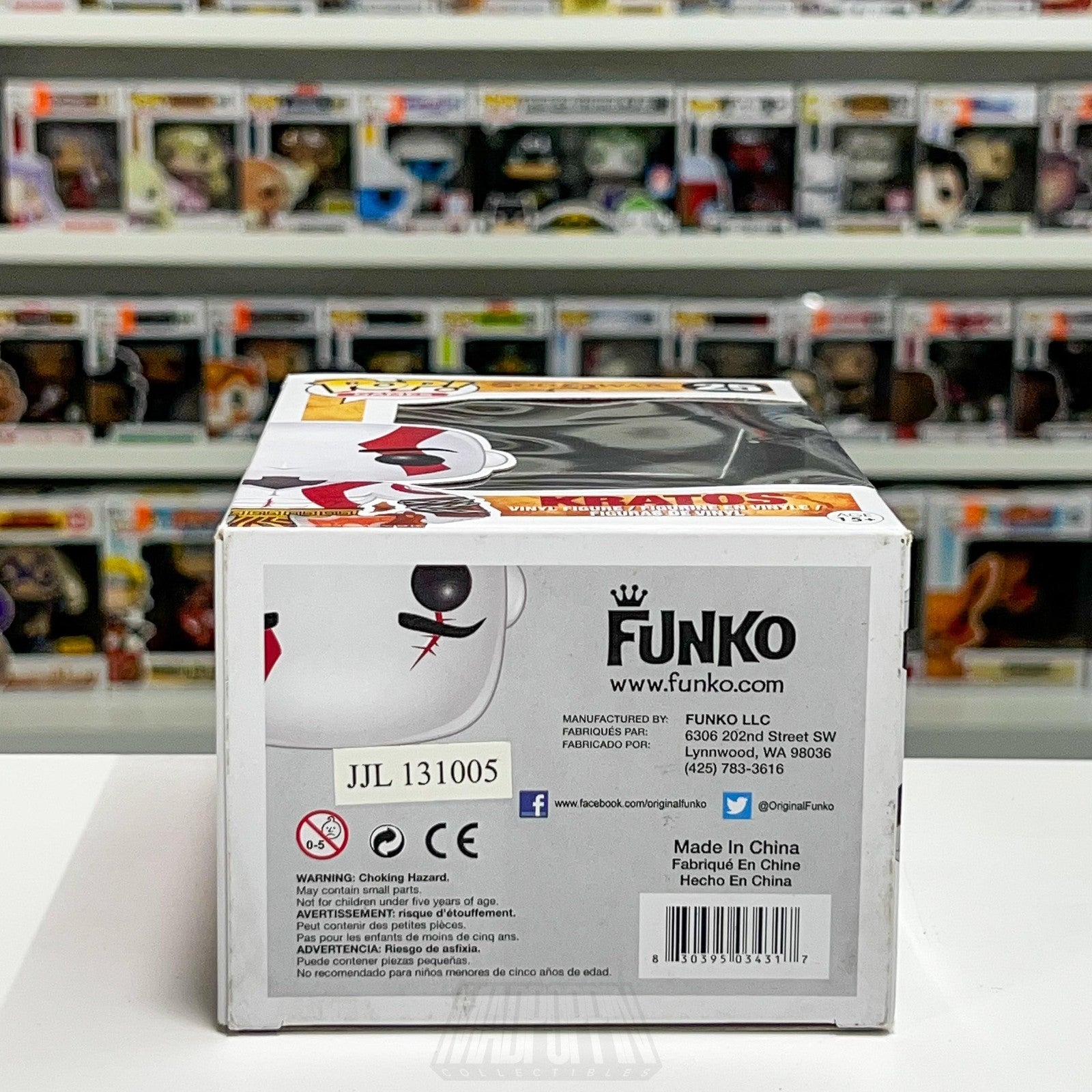 Funko Pop Games Kratos God of War 25 Vinyl Figure Ikon Greek Norse Mythology NIB