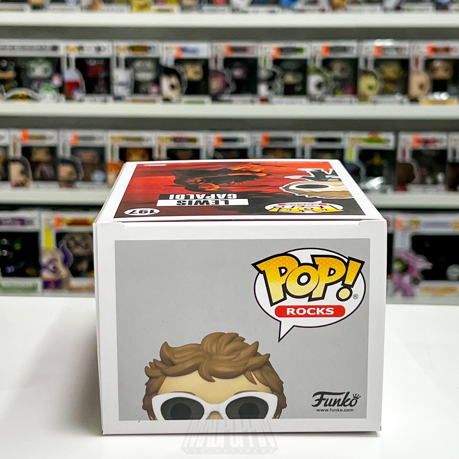 Funko Pop! Rocks #197 Lewis Capaldi Vinyl Figure Collectible Box 2020 Music Toy