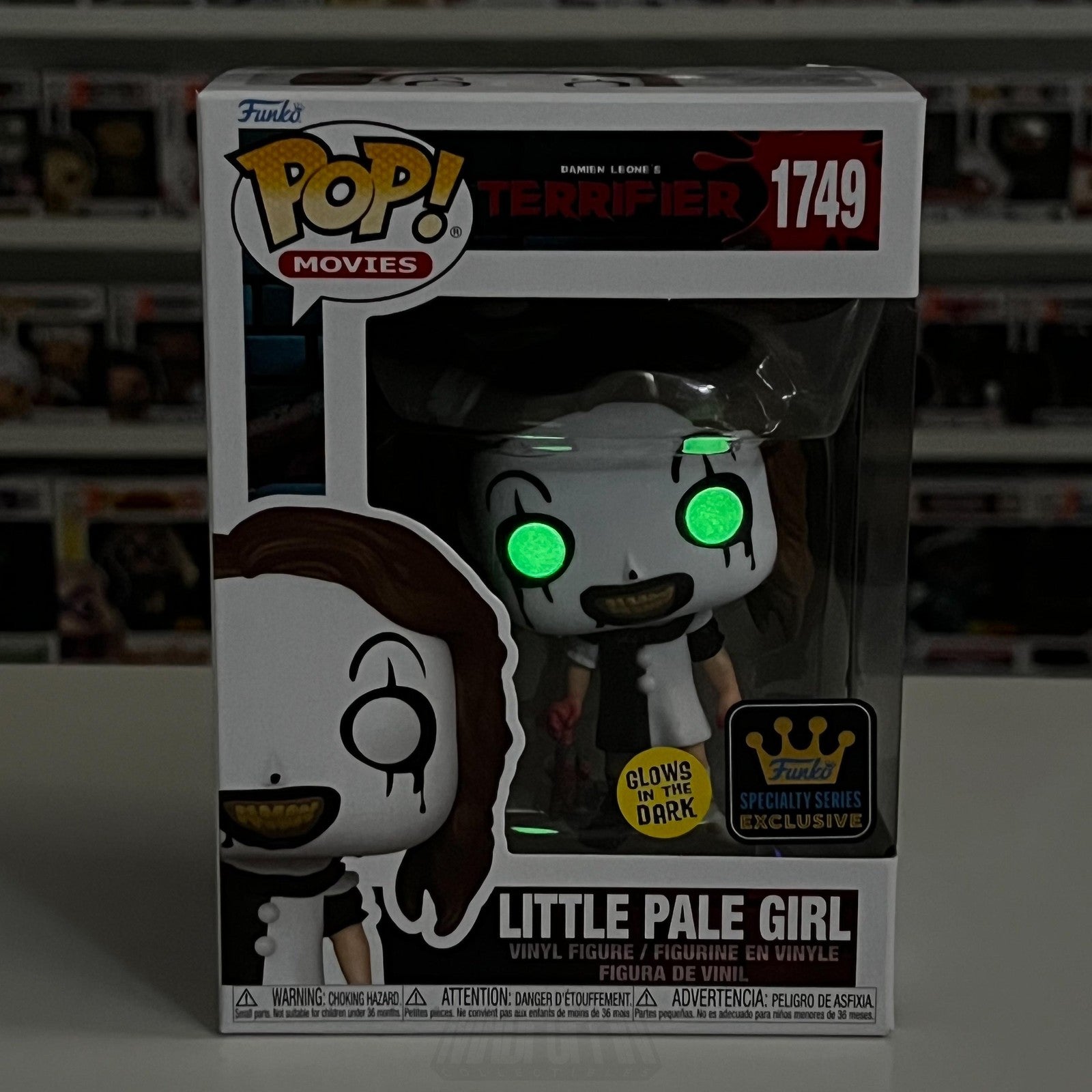 Funko Pop Movies Terrifier Little Pale Girl 1749 Glow Specialty Exclusive Horror