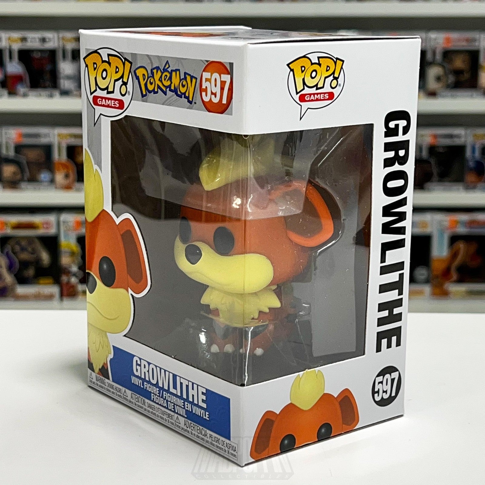 Funko Pop! Games Pokémon Growlithe #597 Vinyl Figure New in Box NIB Collectible