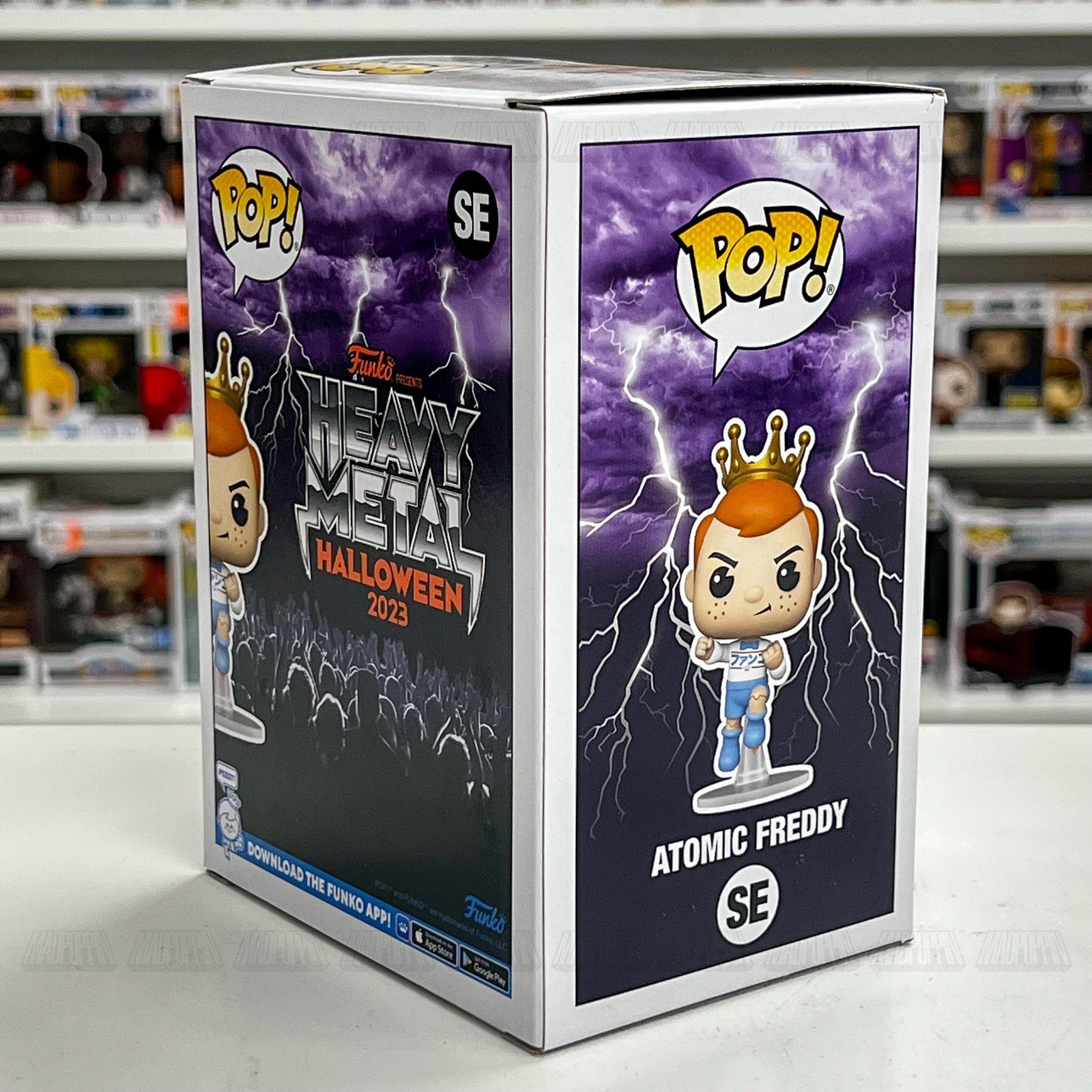 Funko Pop Atomic Freddy Heavy Metal Halloween 2023 SE 3000 PCS Limited Edition