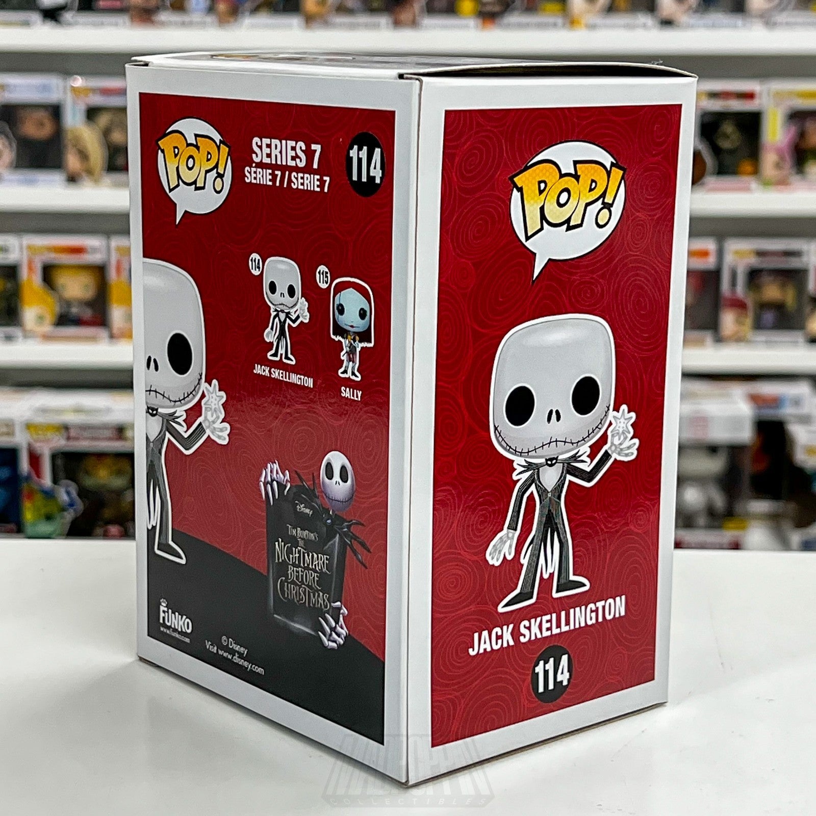 Funko Pop Disney Nightmare Before Christmas Jack Skellington Hot Topic 114 Toy4