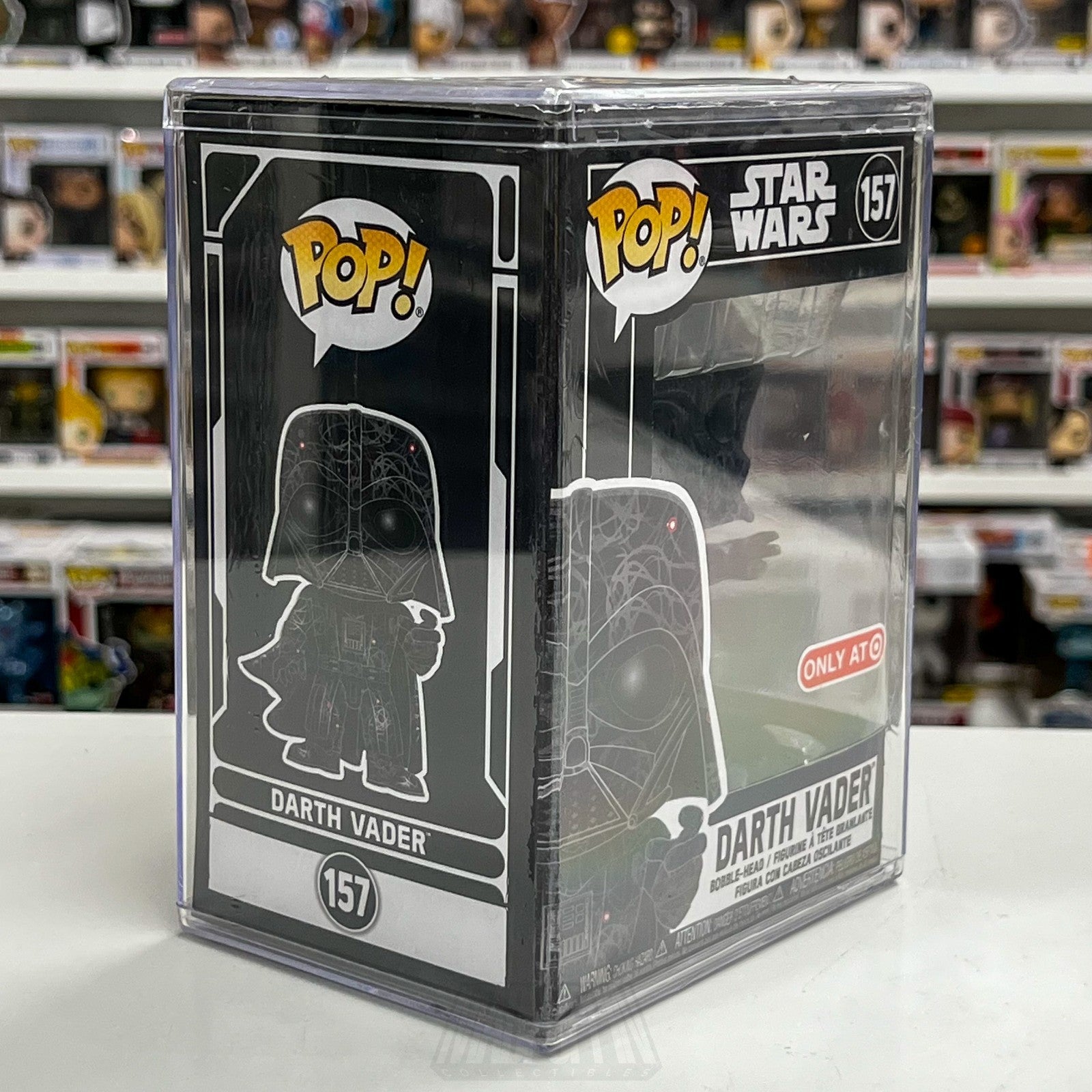 Funko Pop Star Wars Darth Vader Futura Target 157 Force Choke Sith Lord Figure5