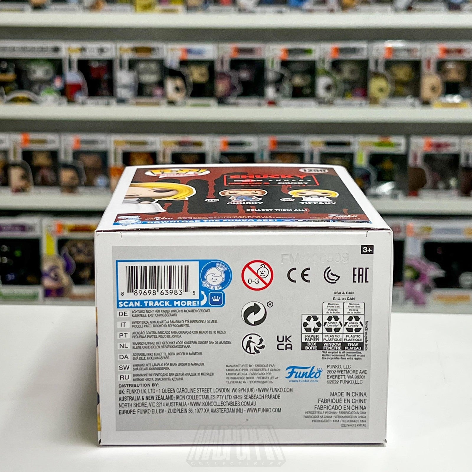 Funko Pop Movies Bride of Chucky Tiffany 1250 Vinyl Figure New in Box Horror Toy