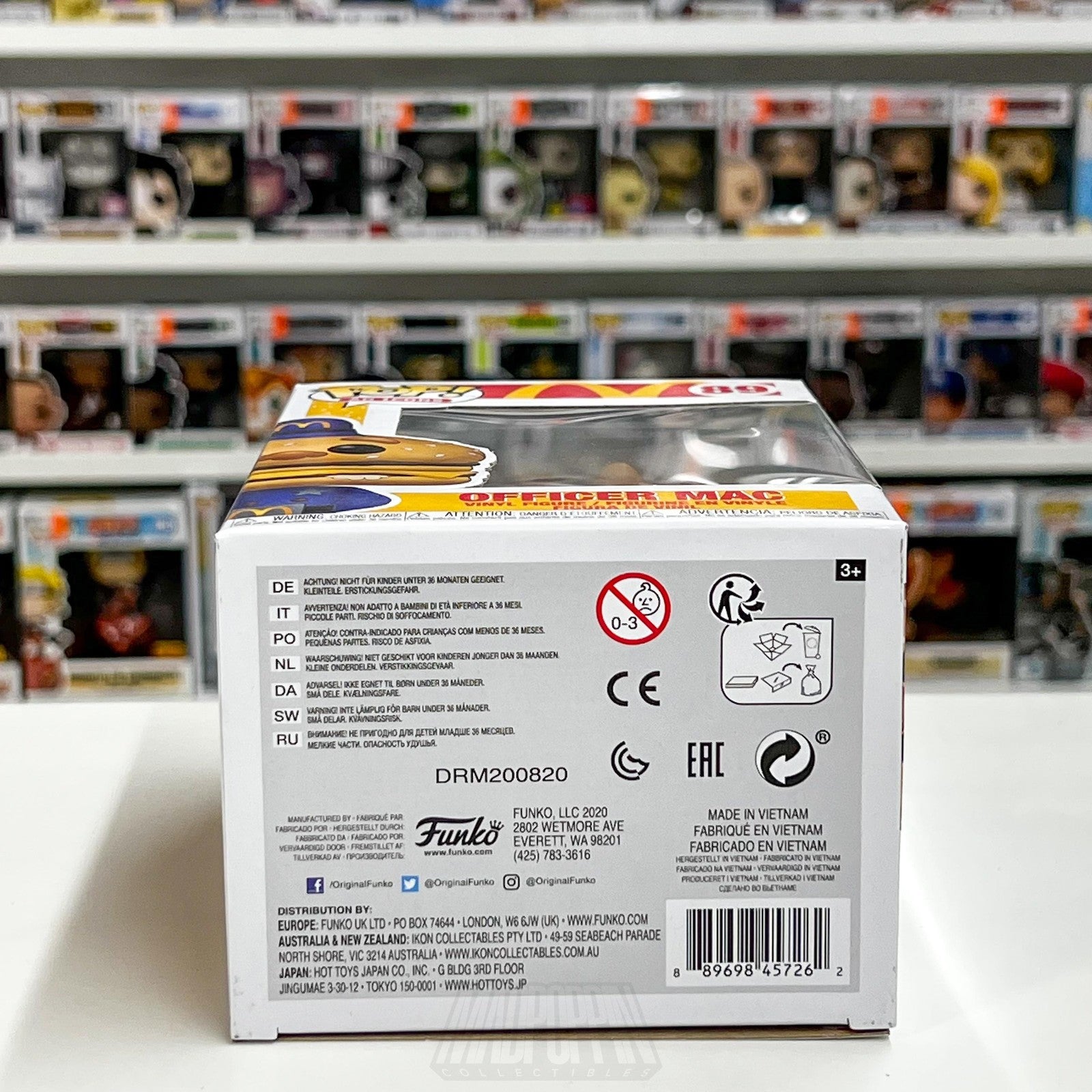 Funko Pop! Ad Icons McDonald's Officer Mac #89 Vinyl Figure New in Box 2020