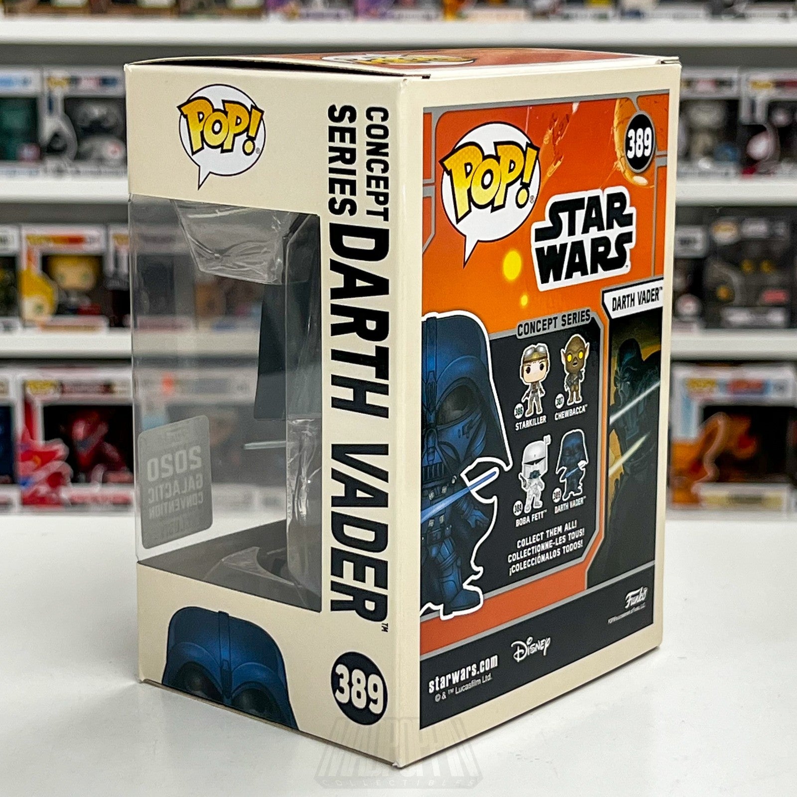Funko Pop Star Wars Concept Series Darth Vader Celebration 389 Sith Vinyl Figure2