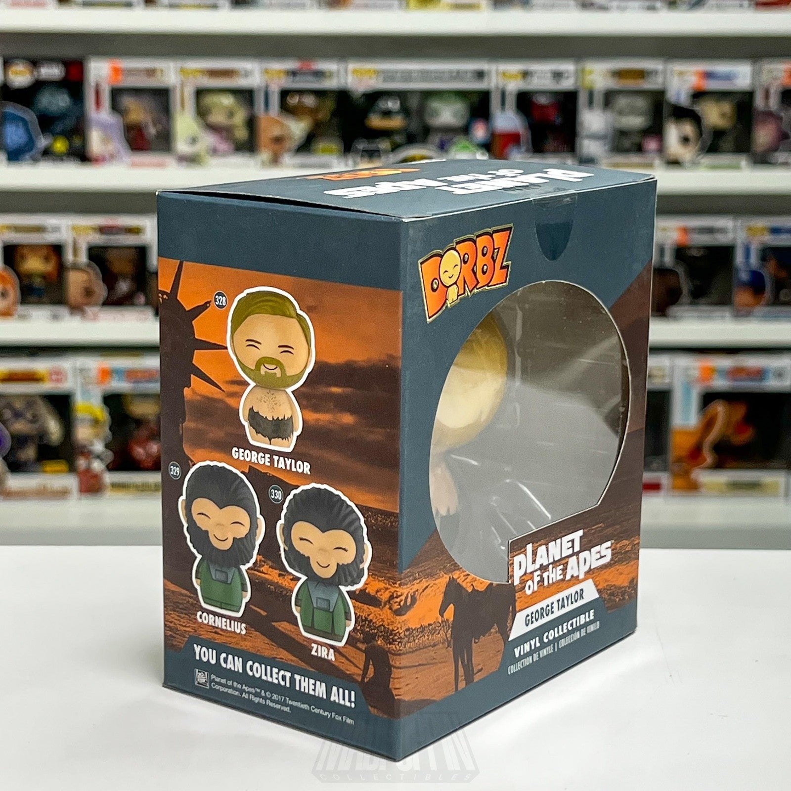 Funko Dorbz Planet of the Apes George Taylor #328 Vinyl Collectible Figure Boxed