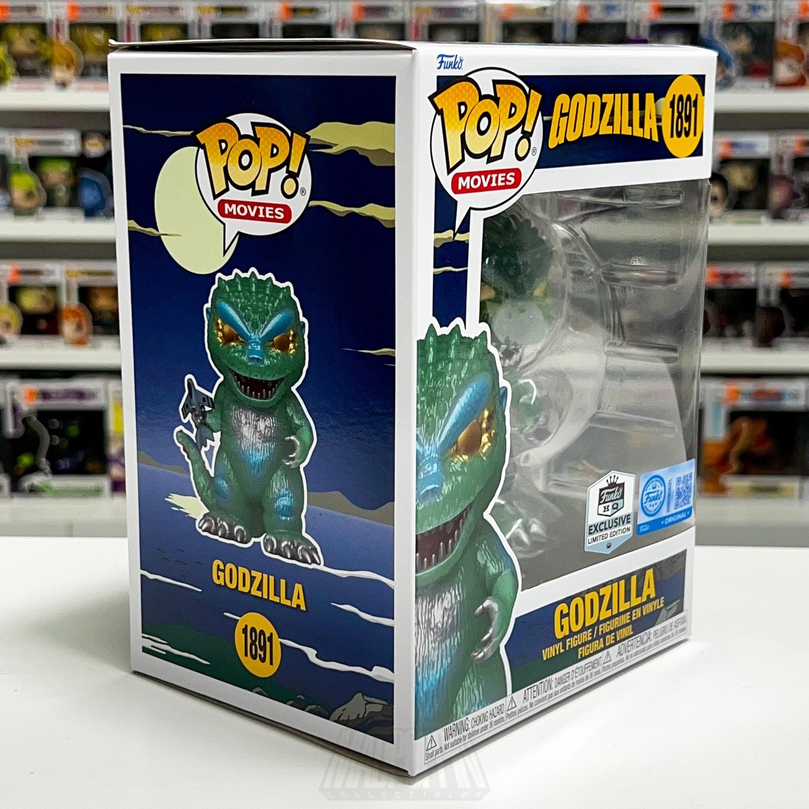 Funko Pop Movies Godzilla 1891 Special Edition Exclusive Vinyl Figure New In Box