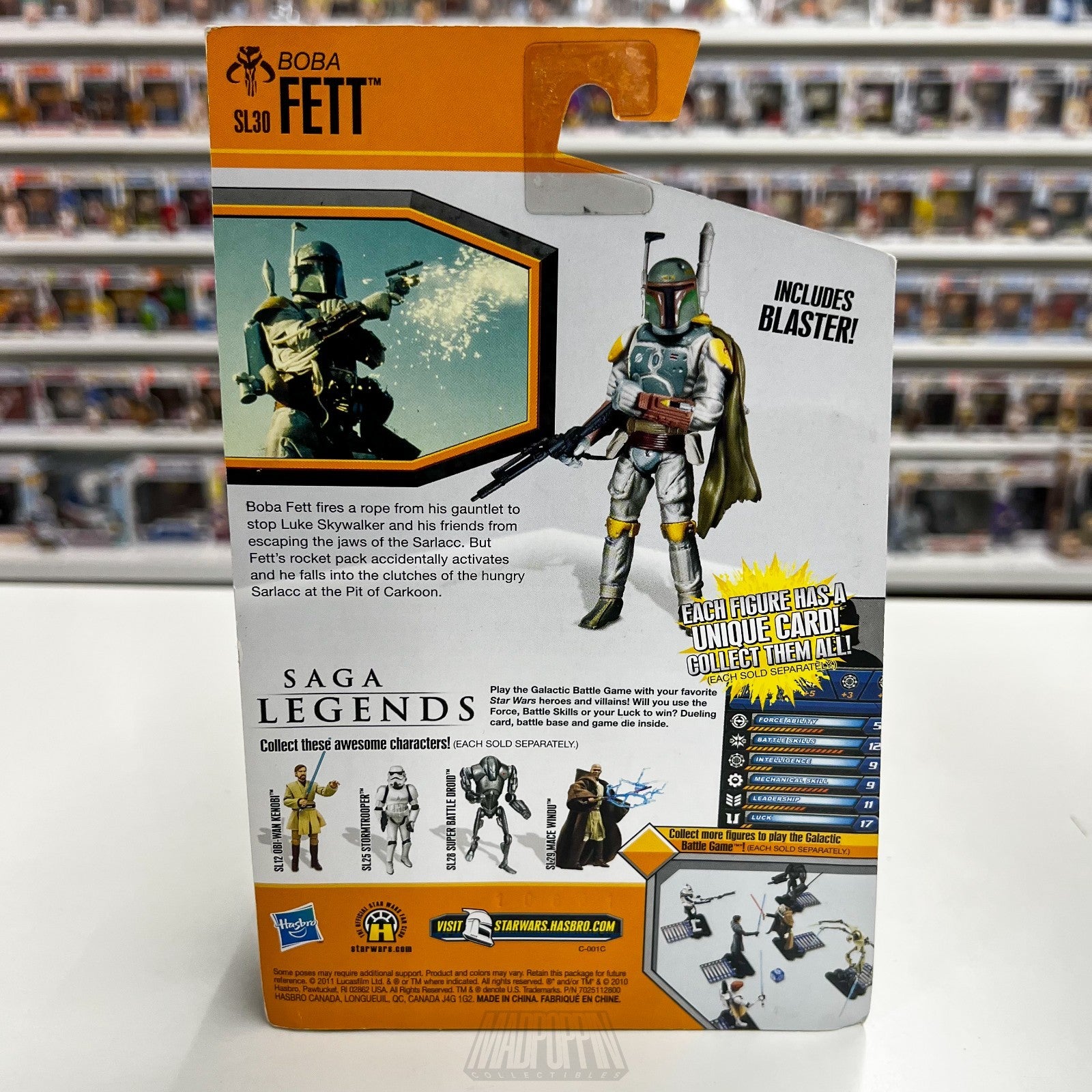 Star Wars Saga Legends Boba Fett SL30 Action Figure 2011 Hasbro Sealed Galactic
