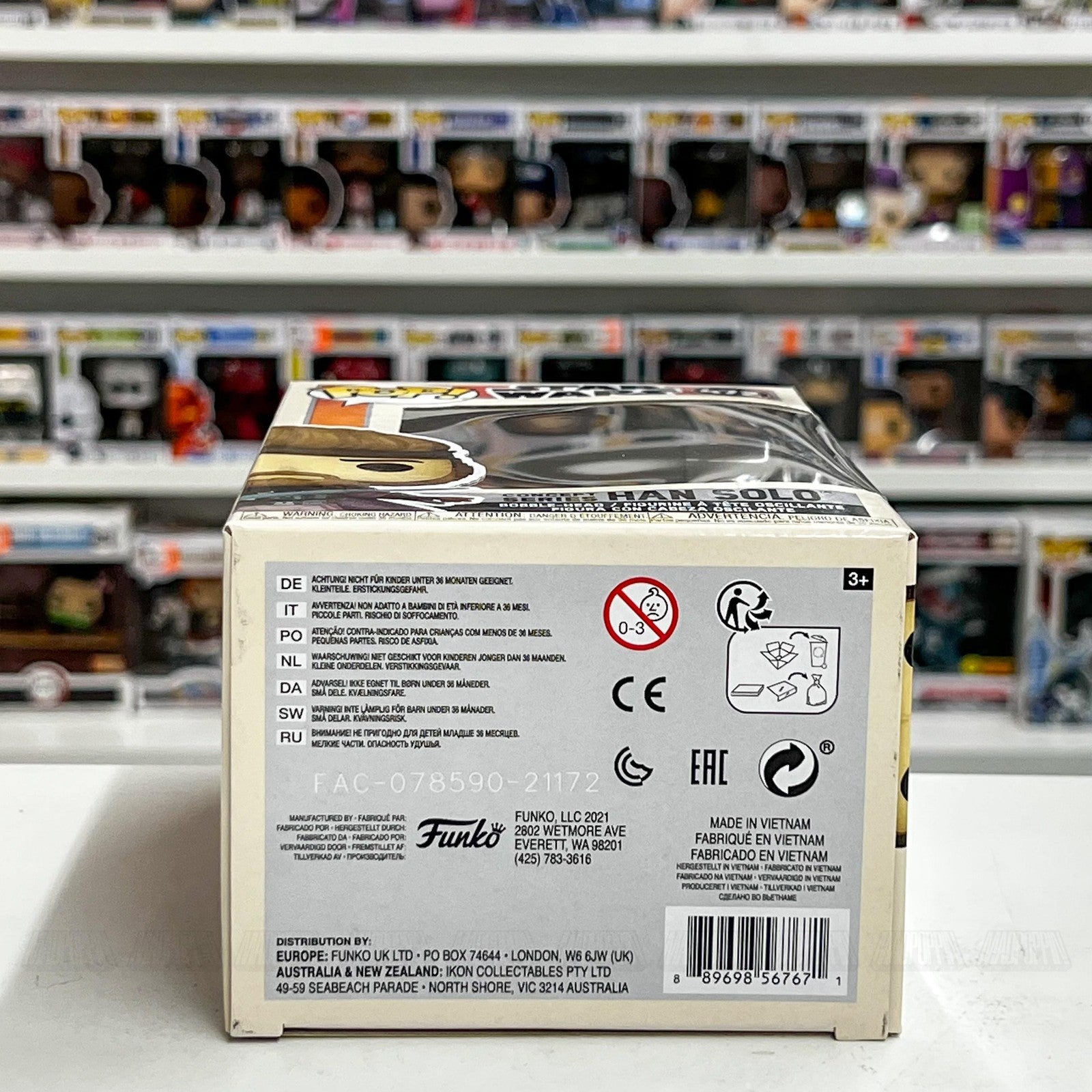 Funko Pop Star Wars Concept Series Han Solo #472 Bobble-Head Vinyl Figure New