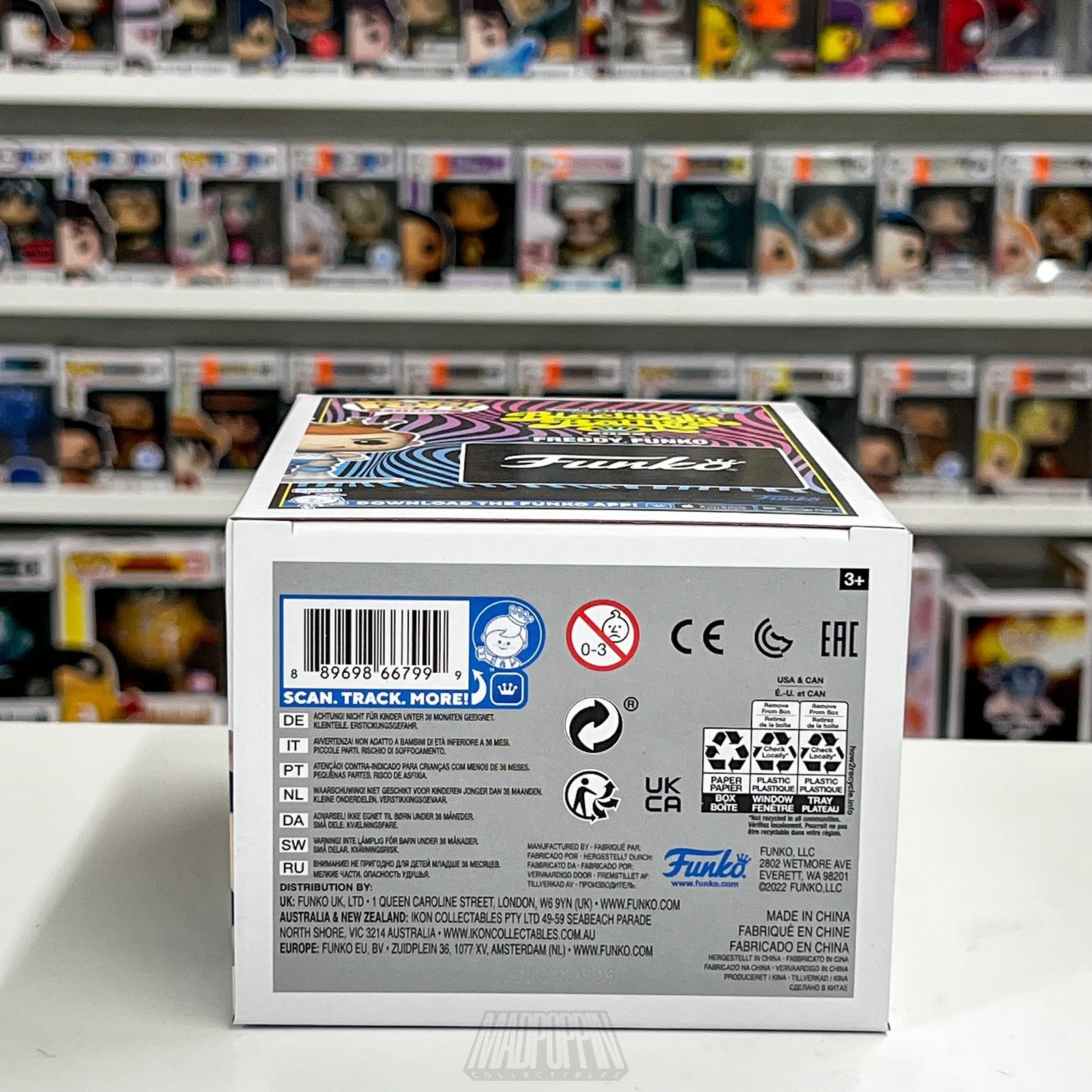 Funko Pop Atomic Freddy Blacklight Battle 2022 SE Vinyl Figure Limited 2000 New