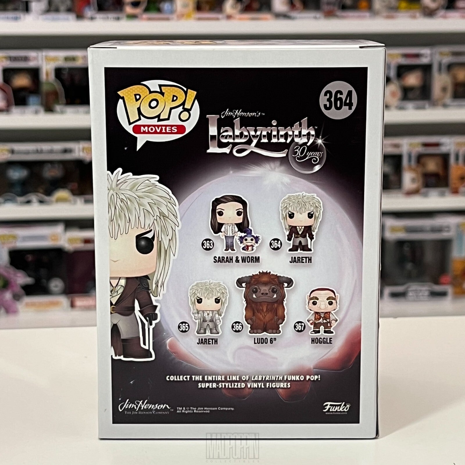 Funko Pop Movies Jim Henson's Labyrinth Jareth Vaulted David Bowie 364