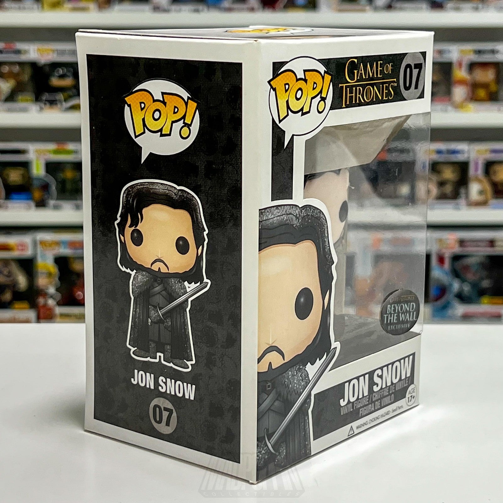 Funko Pop HBO TV Game of Thrones Jon Snow 07 Beyond The Wall Exclusive Lord Toy