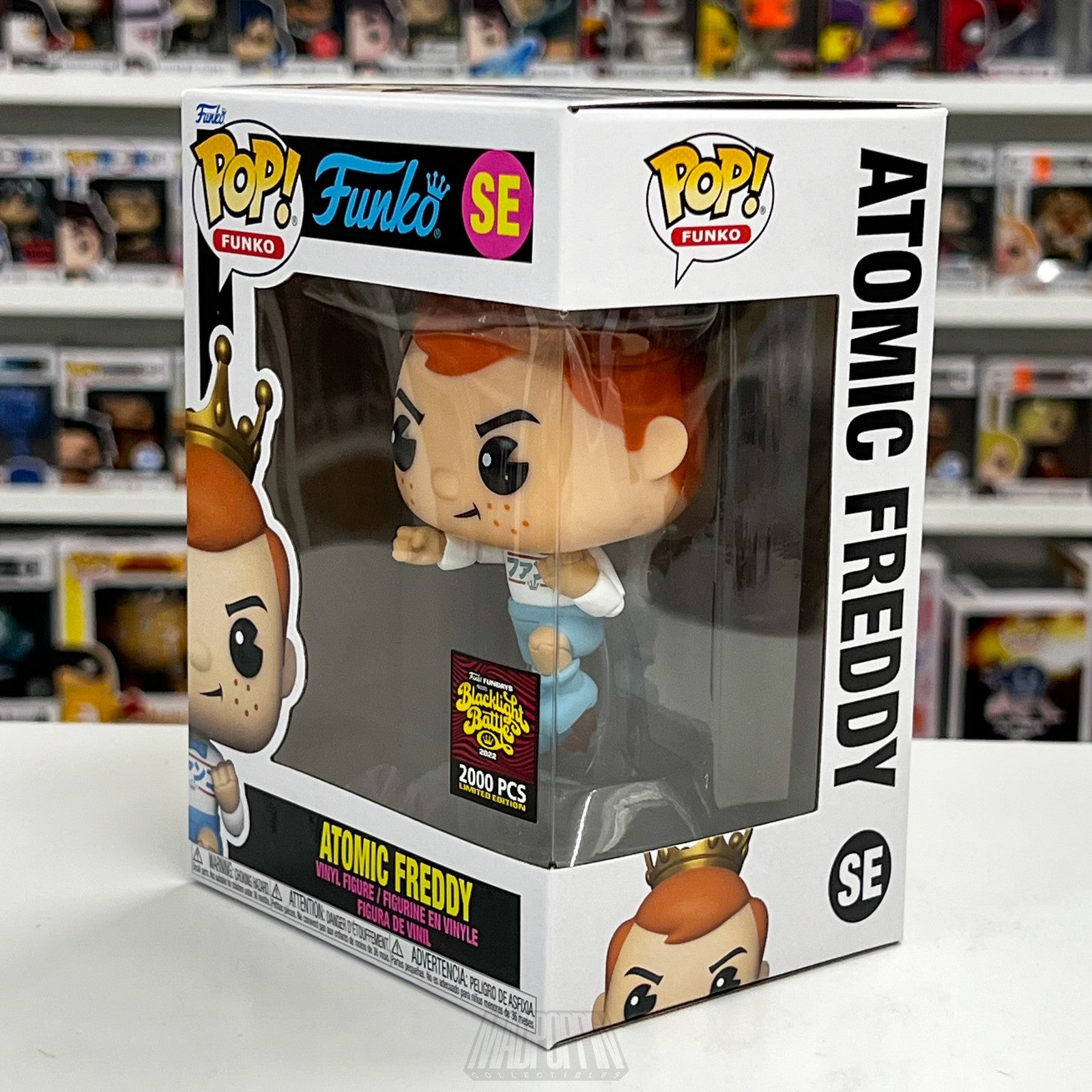 Funko Pop Atomic Freddy Blacklight Battle 2022 SE Vinyl Figure Limited 2000 New