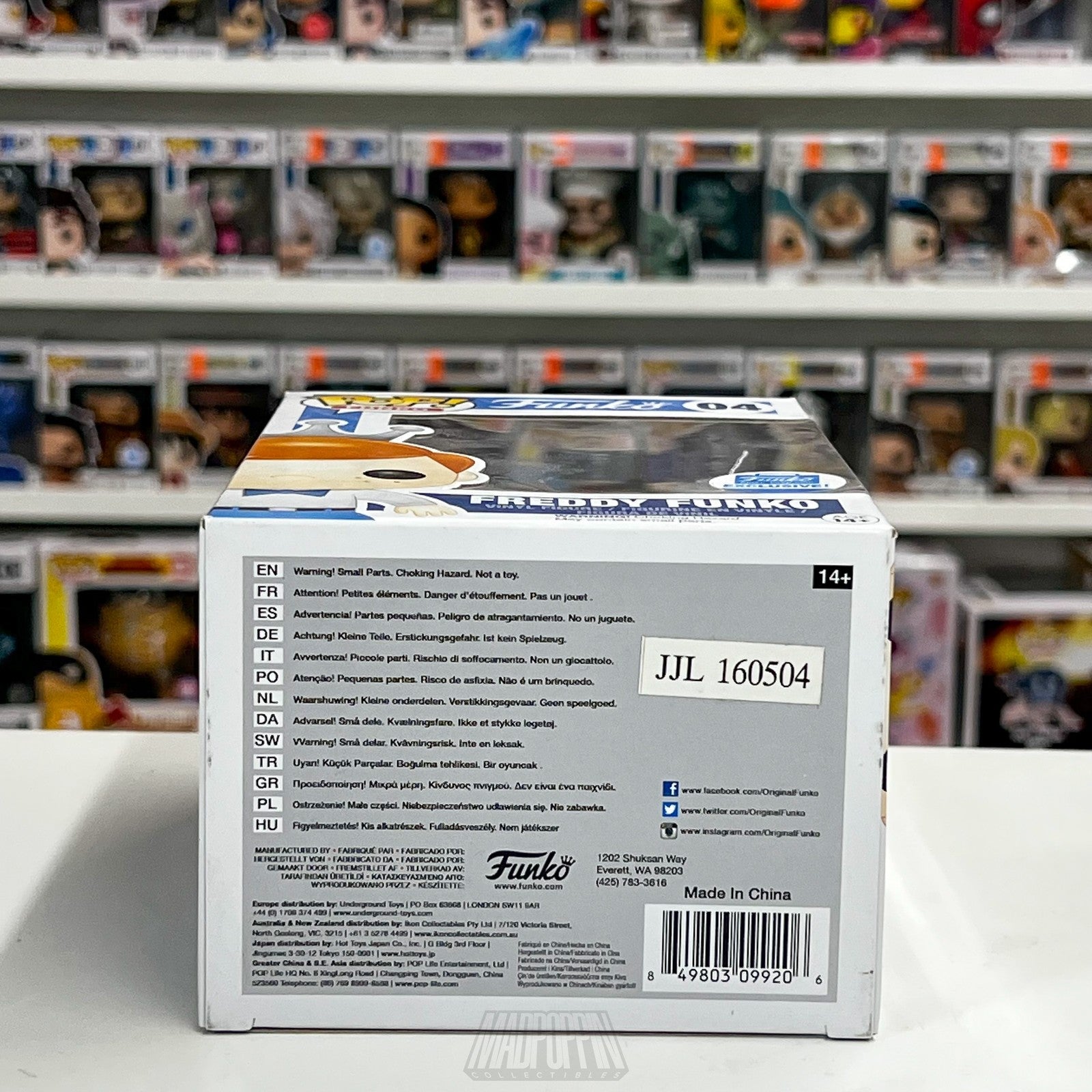 Funko Pop Freddy Happy Birthday Figure 04 Funko-Shop Exclusive 2016 Vinyl Toy