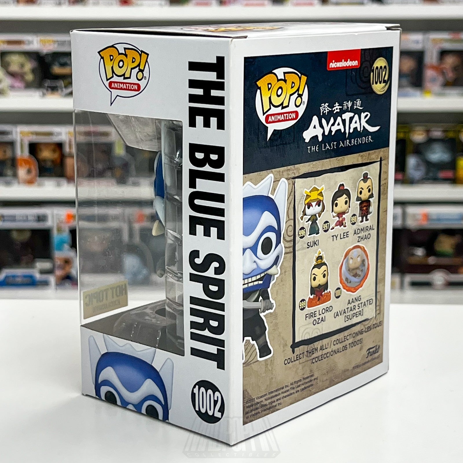 Funko Pop Animation Avatar Last Airbender The Blue Spirit Hot Topic 1002 Figure2