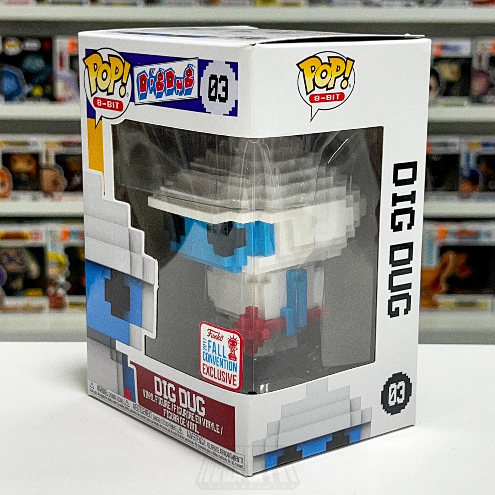 Funko Pop 8-Bit Dig Dug 03 Fall Convention Exclusive Vinyl Figure Video Game