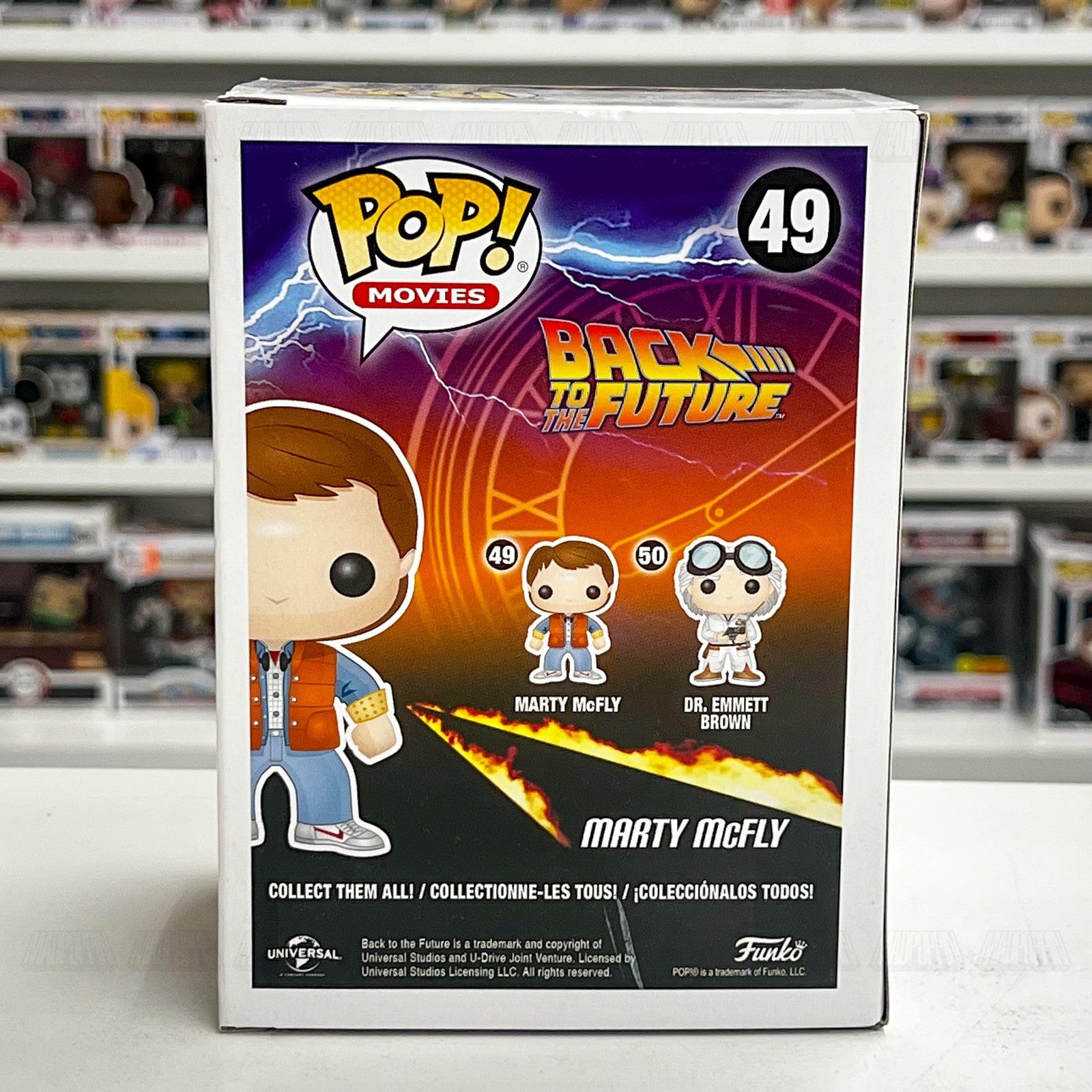 Funko Pop Movies Back to the Future 49 Marty McFly Vinyl Figure Collectible New
