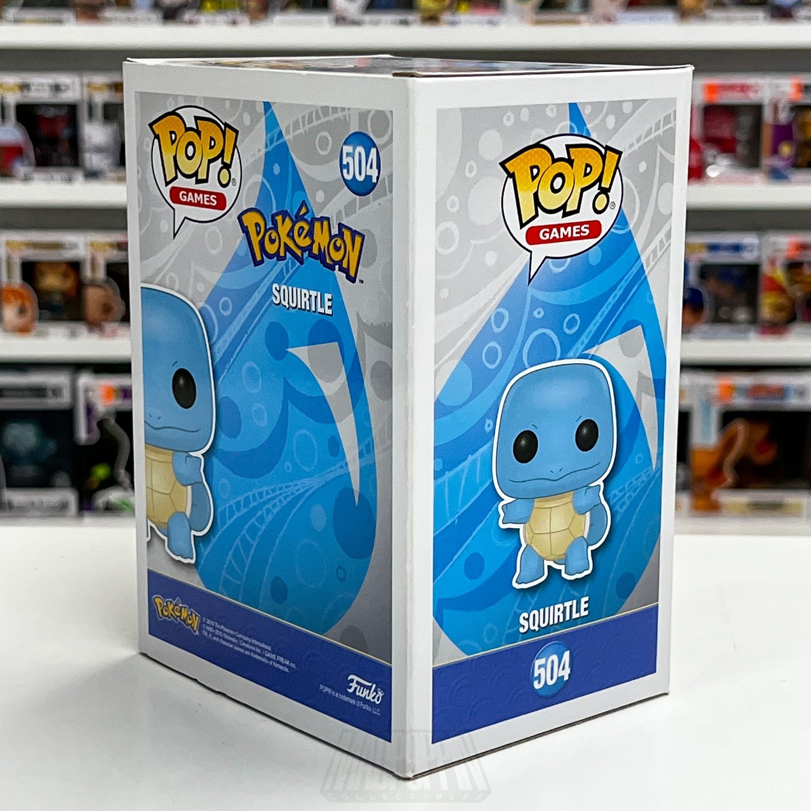 Funko Pop Video Games Pokemon Squirtle 504 Japanese TCG Turtle Vinyl Figure4