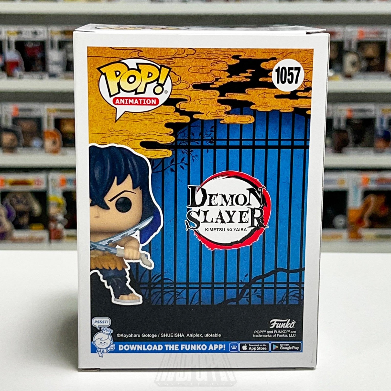 Funko Pop Animation Demon Slayer Inosuke Hashibira 1057 GameStop Exclusive Toy