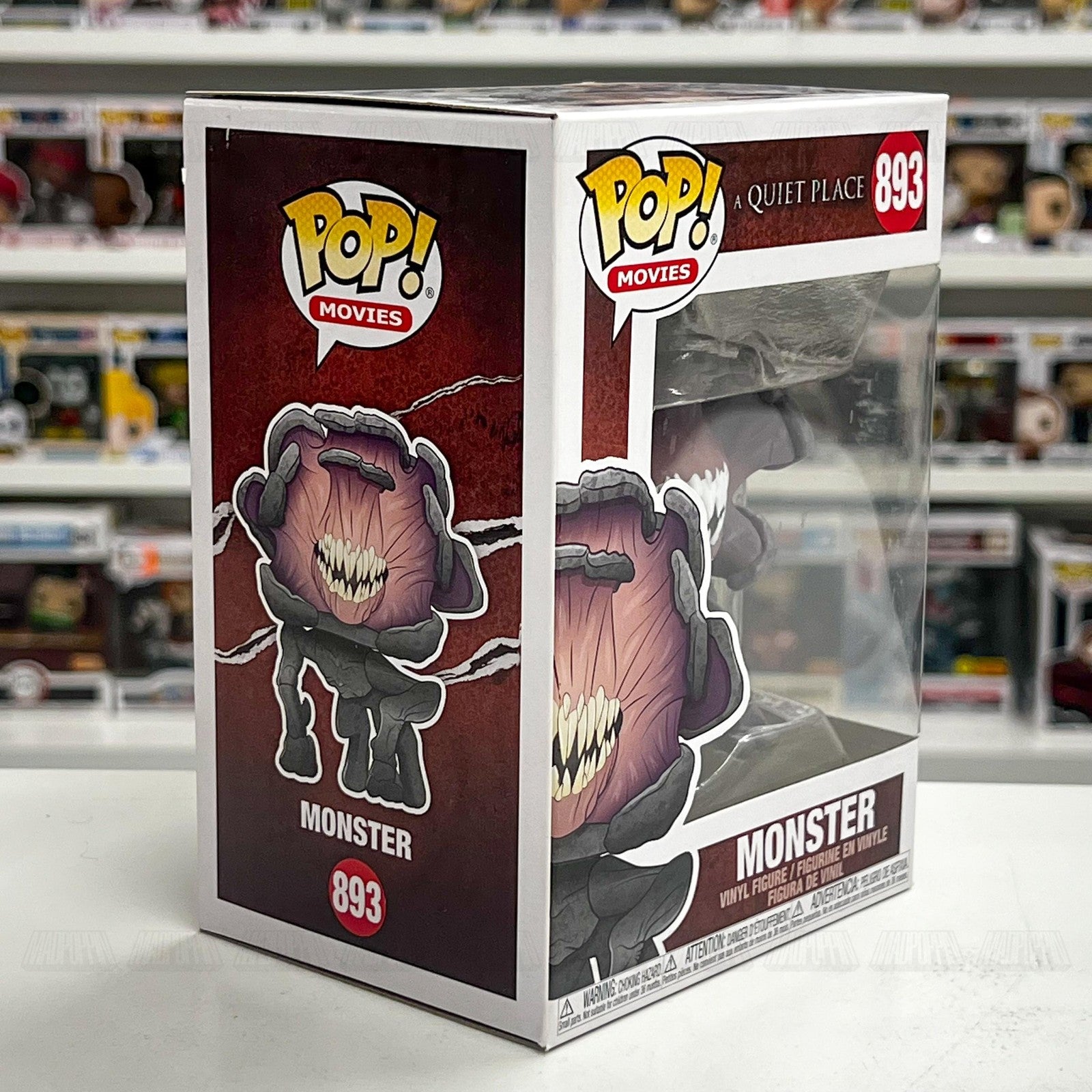 Funko Pop Movies Monster 893 A Quiet Place Vinyl Figure Horror Collectible New